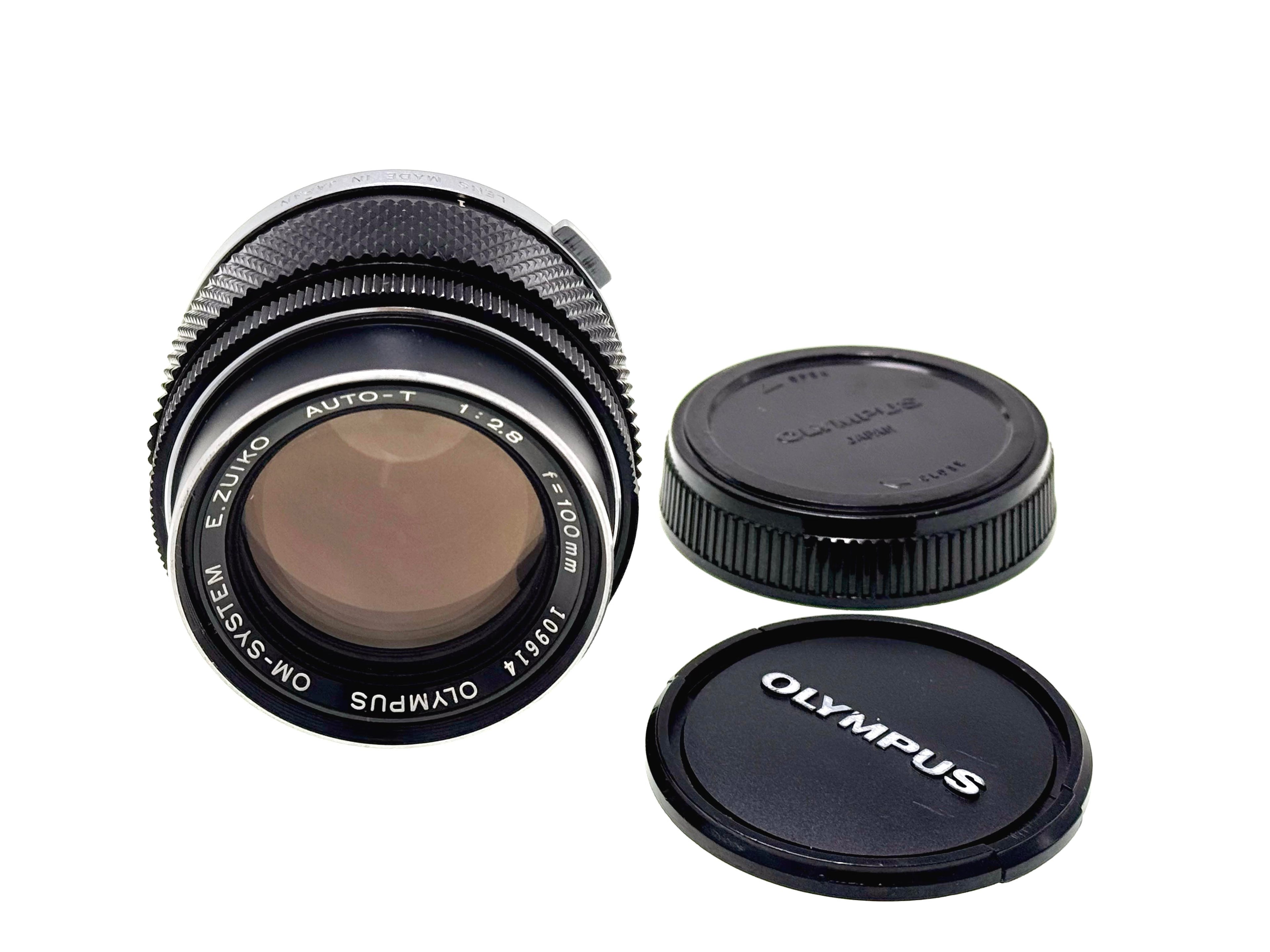 Vintage Olympus E.Zuiko 100mm F2.8 'Silver Nose' Lens. (Gd)