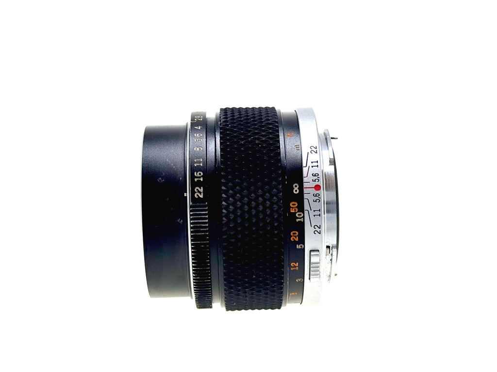Vintage Olympus E.Zuiko 100mm F2.8 'Silver Nose' Lens. (Gd)