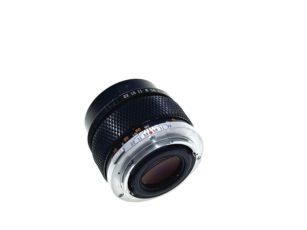 Vintage Olympus E.Zuiko 100mm F2.8 'Silver Nose' Lens. (Gd)