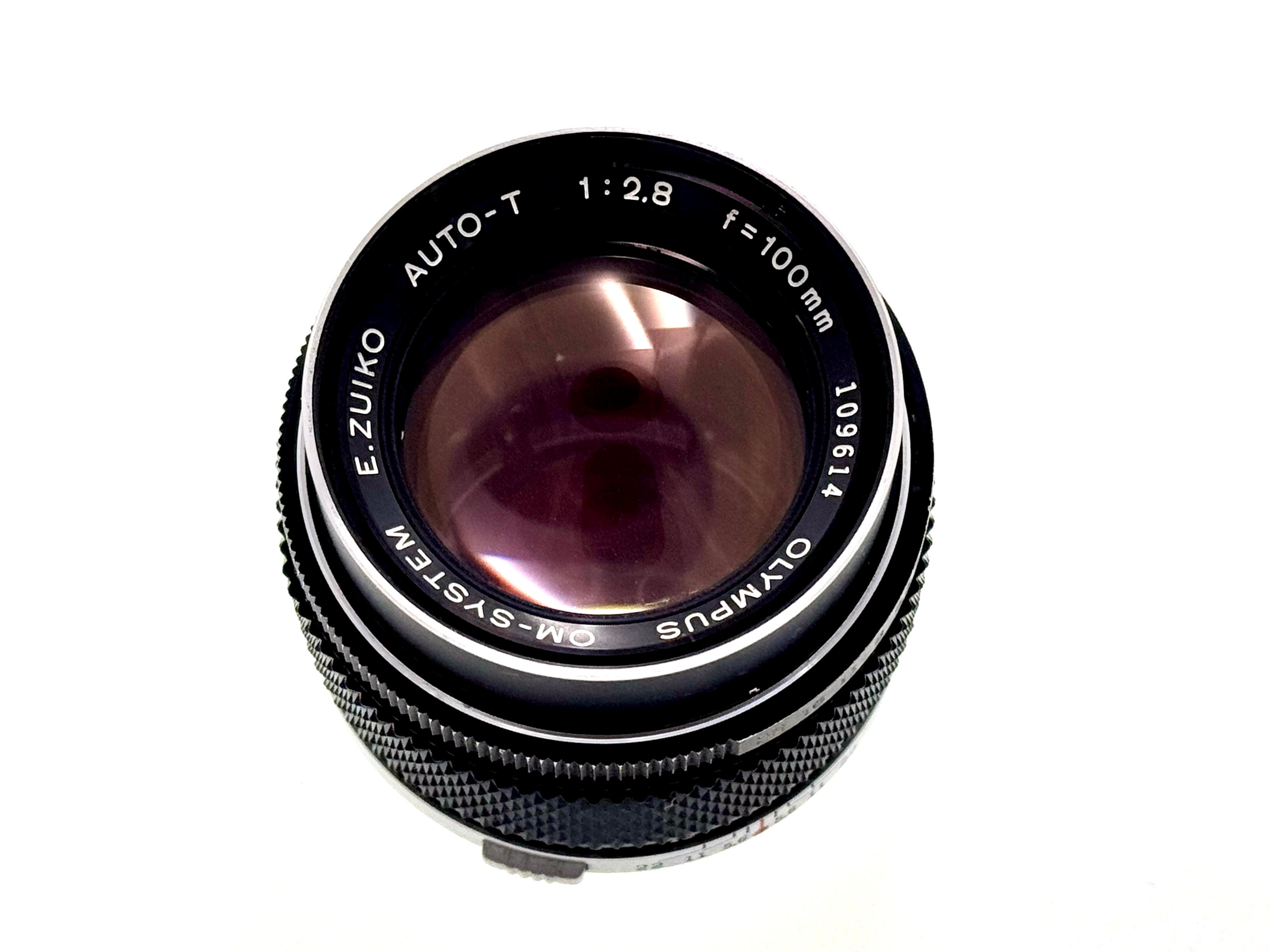 Vintage Olympus E.Zuiko 100mm F2.8 'Silver Nose' Lens. (Gd)