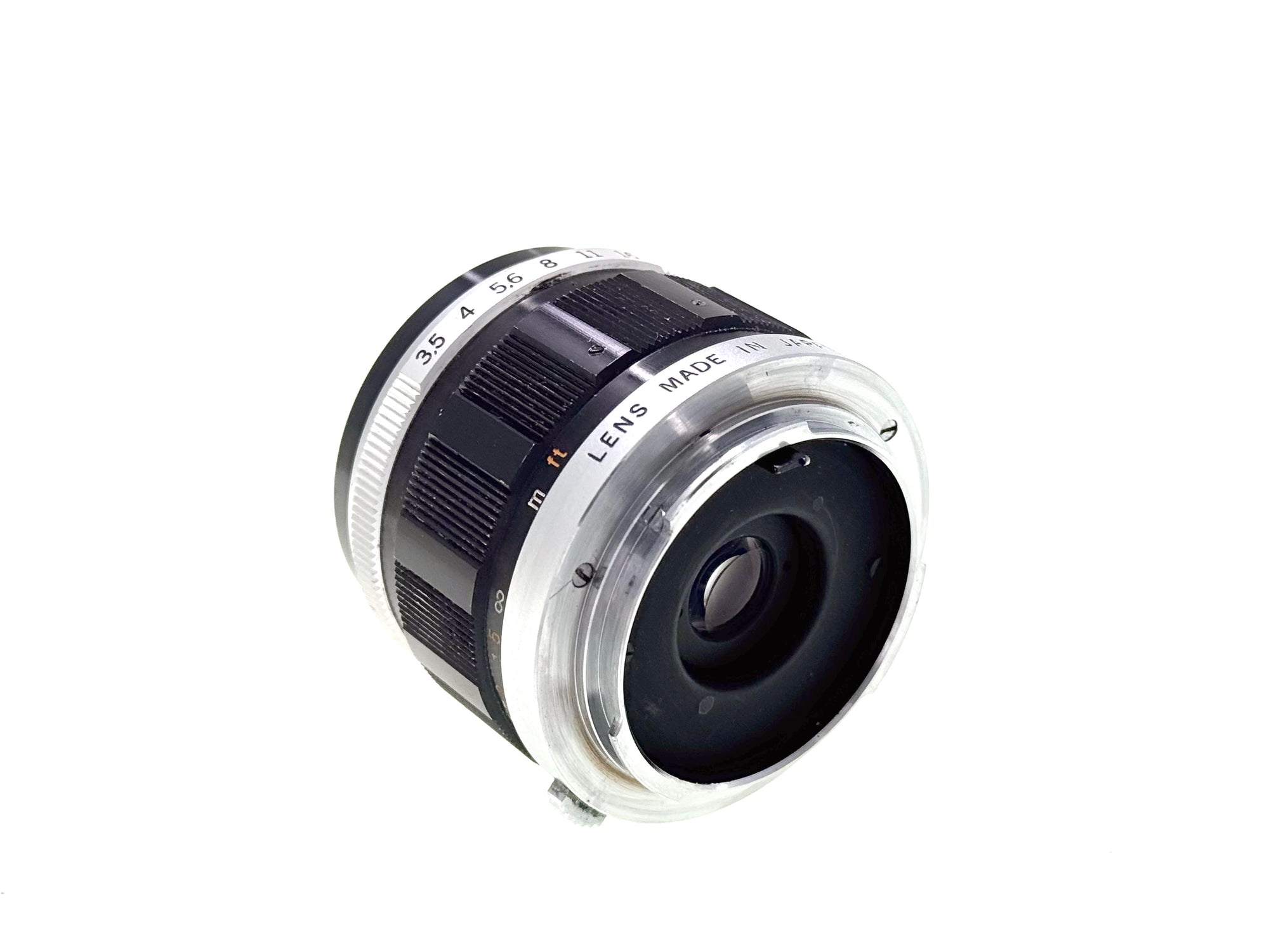 Vintage Olympus Pen F 20mm F3.5 wide angle Lens with caps