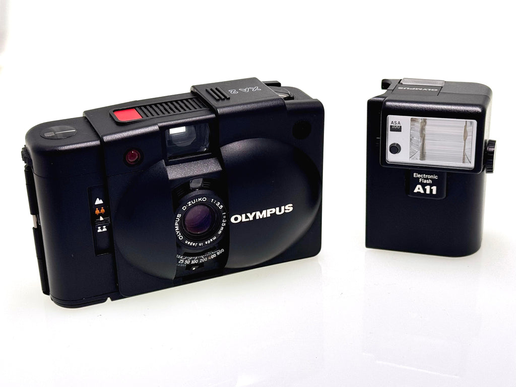Vintage Olympus XA2 Kit with A11 Flash  (Exc)