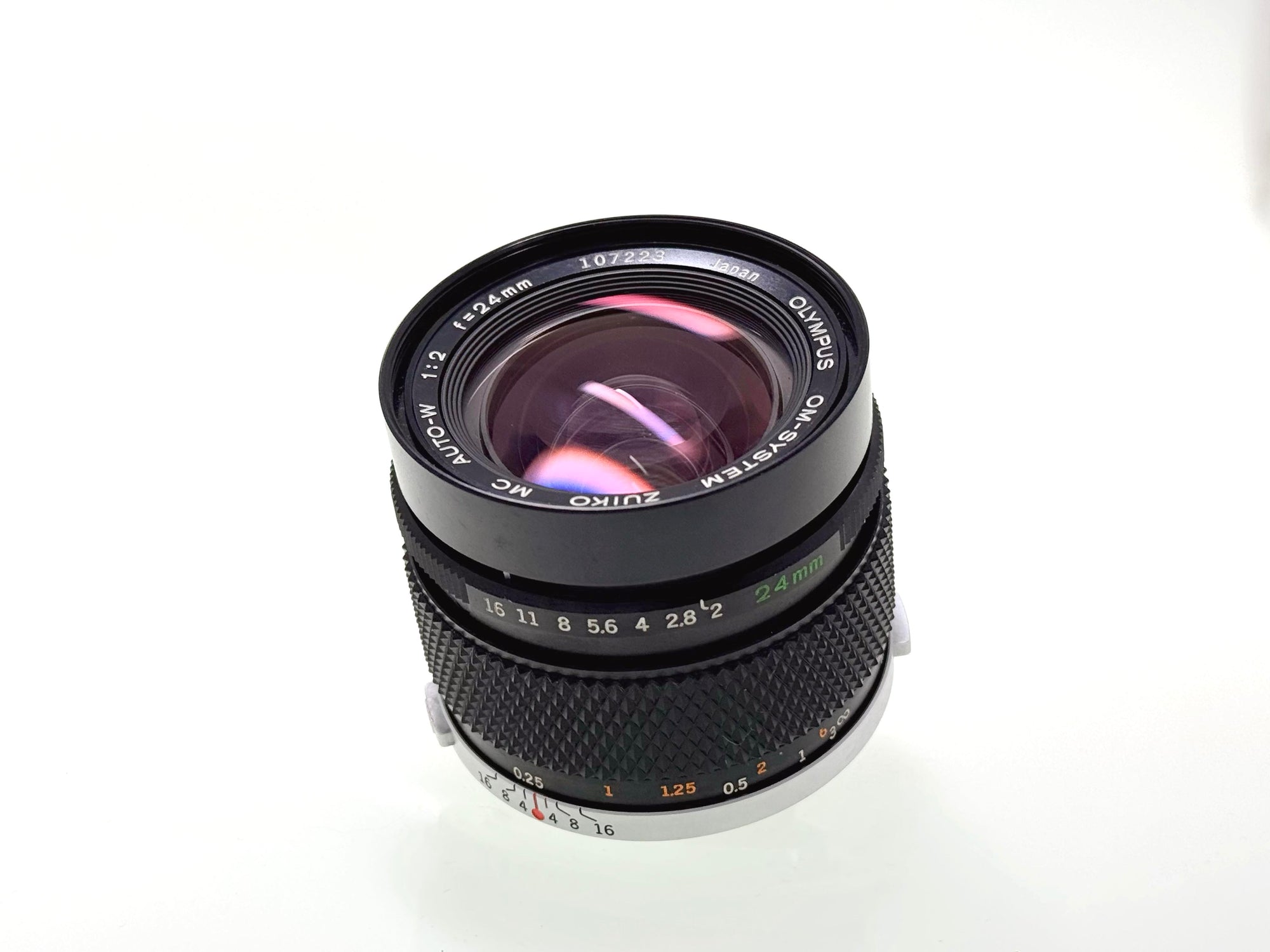 Olympus Zuiko MC Auto-W 24mm f2 Fast Prime Lens