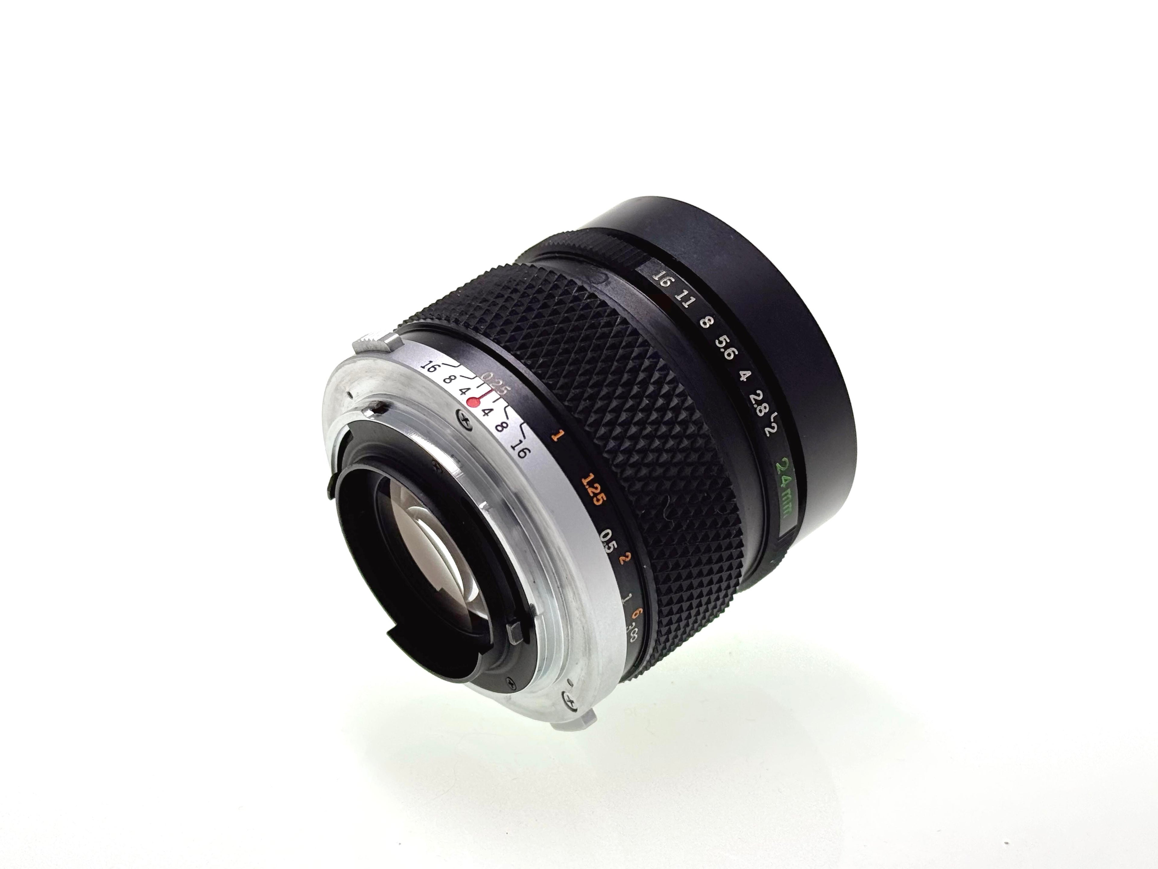 Vintage Olympus Zuiko MC Auto-W 24mm f2 Fast Prime Lens