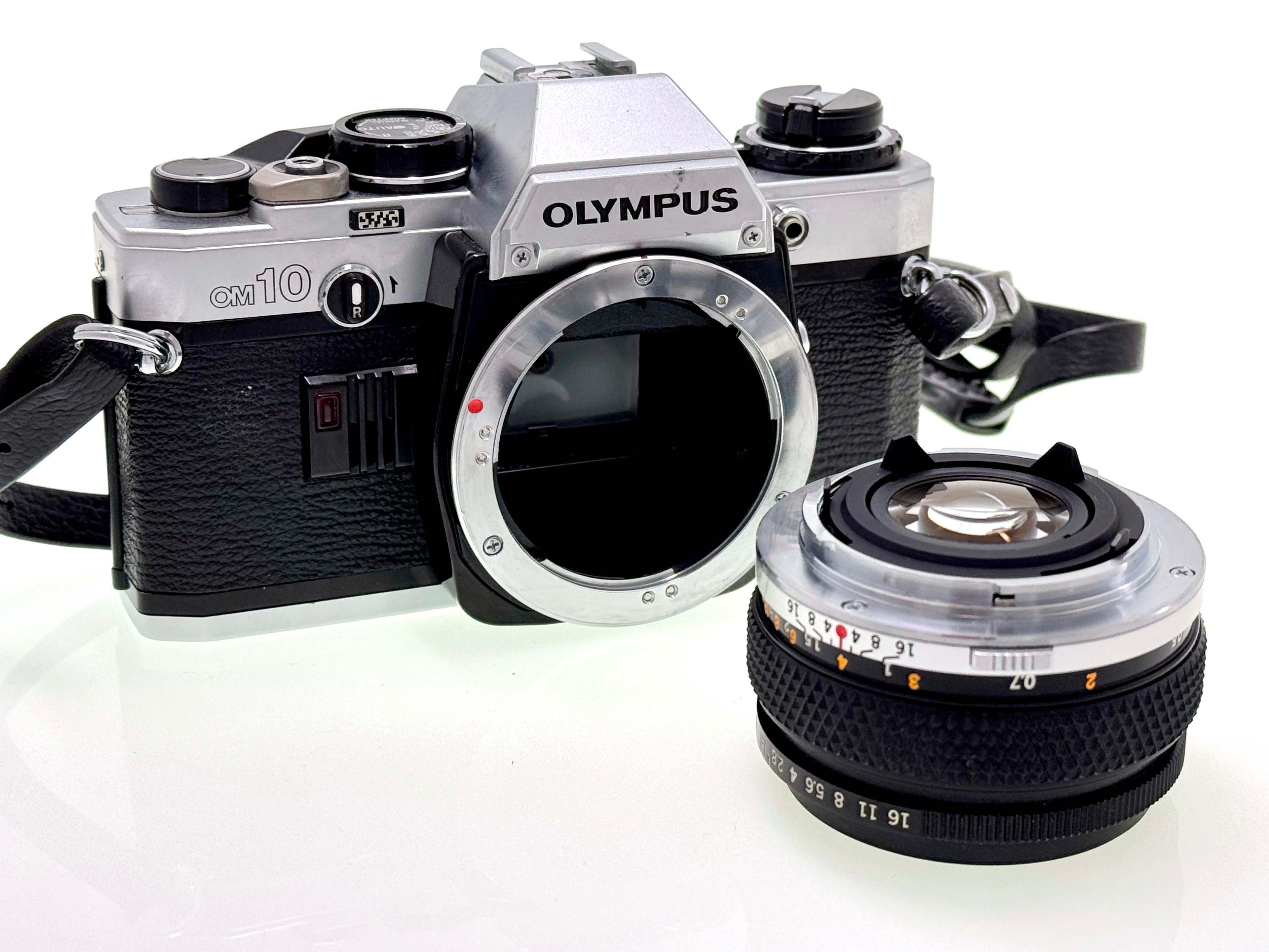 Vintage Olympus OM10 with 50mm Zuiko F1.8 Lens (Gd)