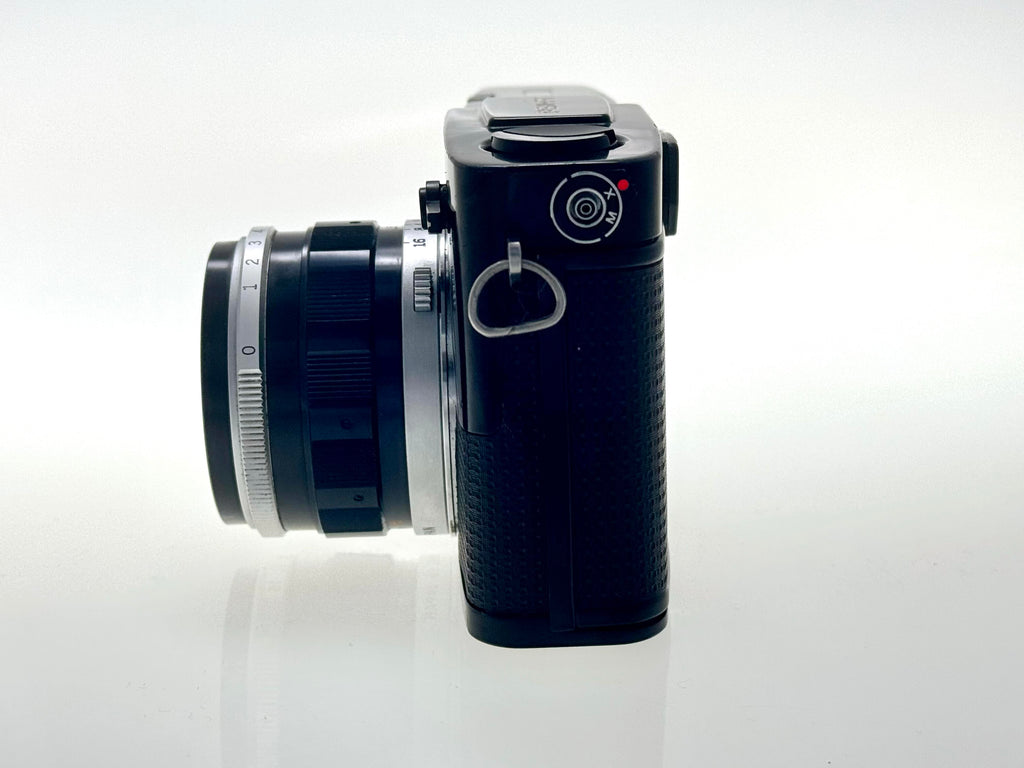 Vintage Black Olympus Pen FT Half-Frame Film Camera with Zuiko 38mm F1.8 Lens. (Exc)