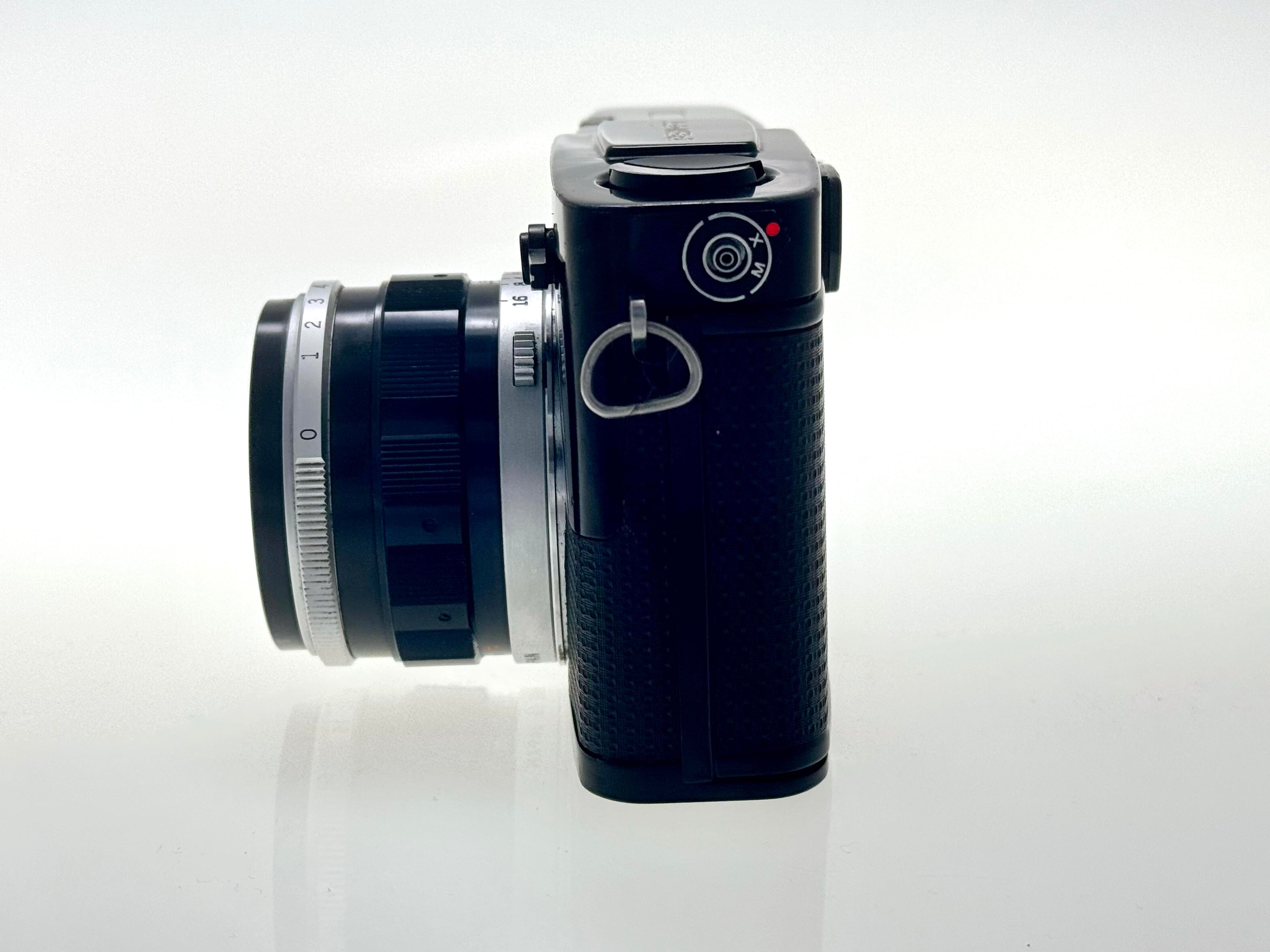 Vintage Black Olympus Pen FT Half-Frame Film Camera with Zuiko 38mm F1.8 Lens. (Exc)