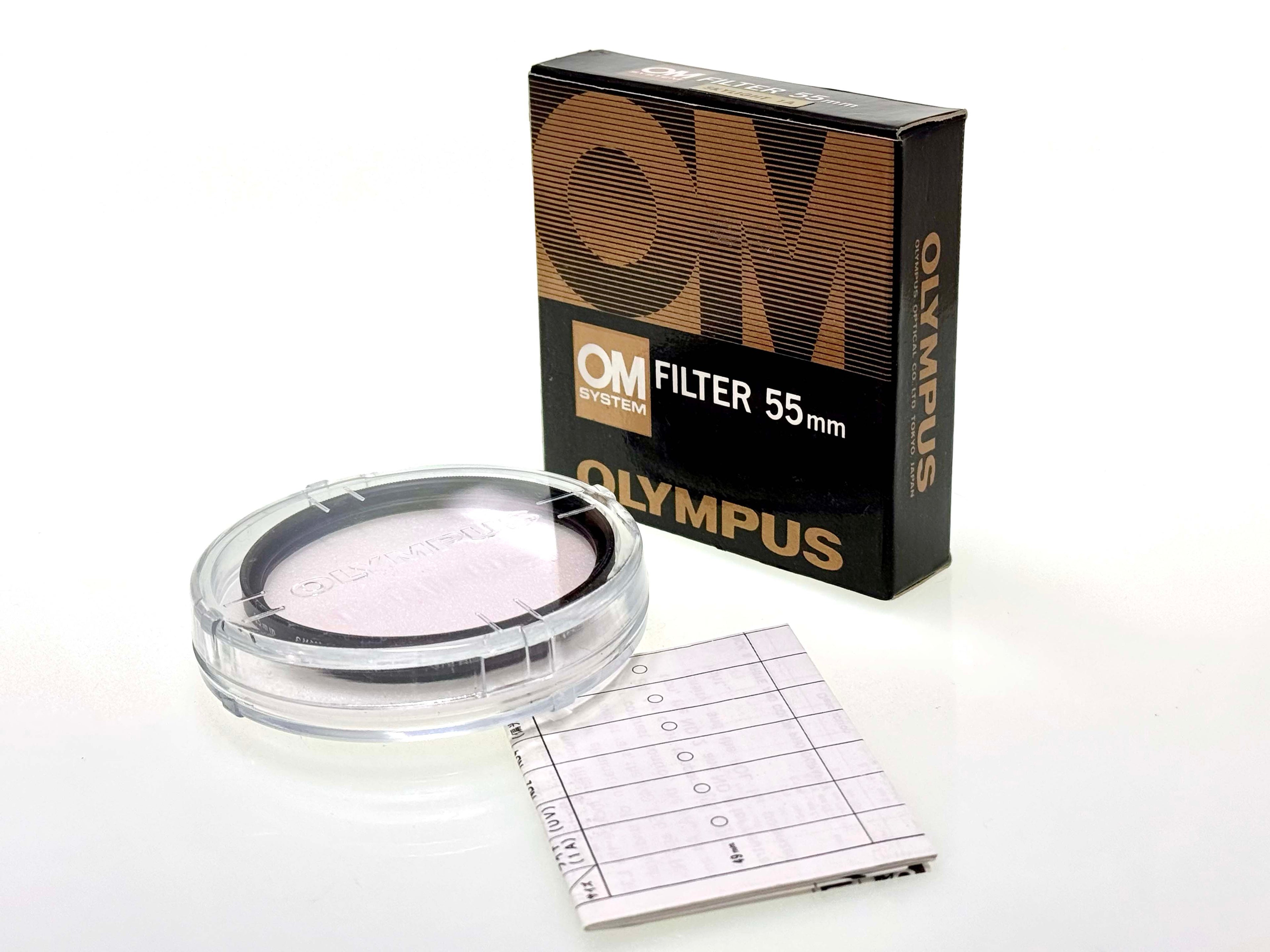 Vintage Olympus 55mm Skylight (1A) Filter (Exc)
