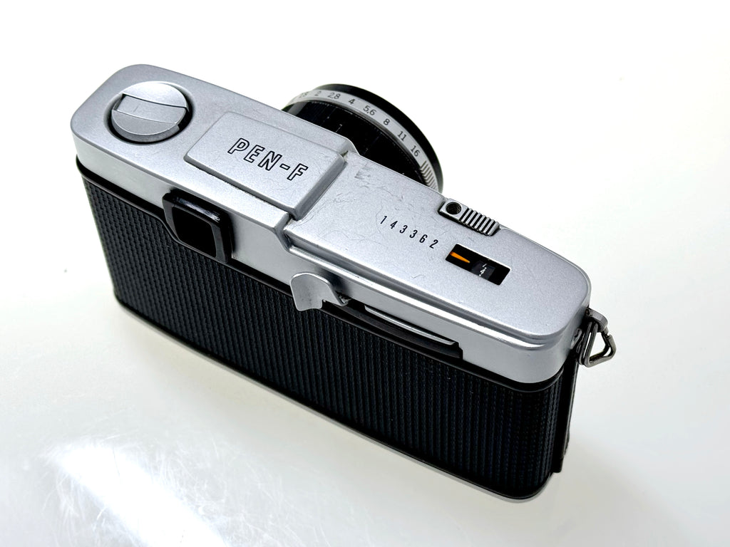 Vintage Olympus Pen F - Half-Frame Film Camera with Zuiko 38mm F1.8 Lens (Gd)