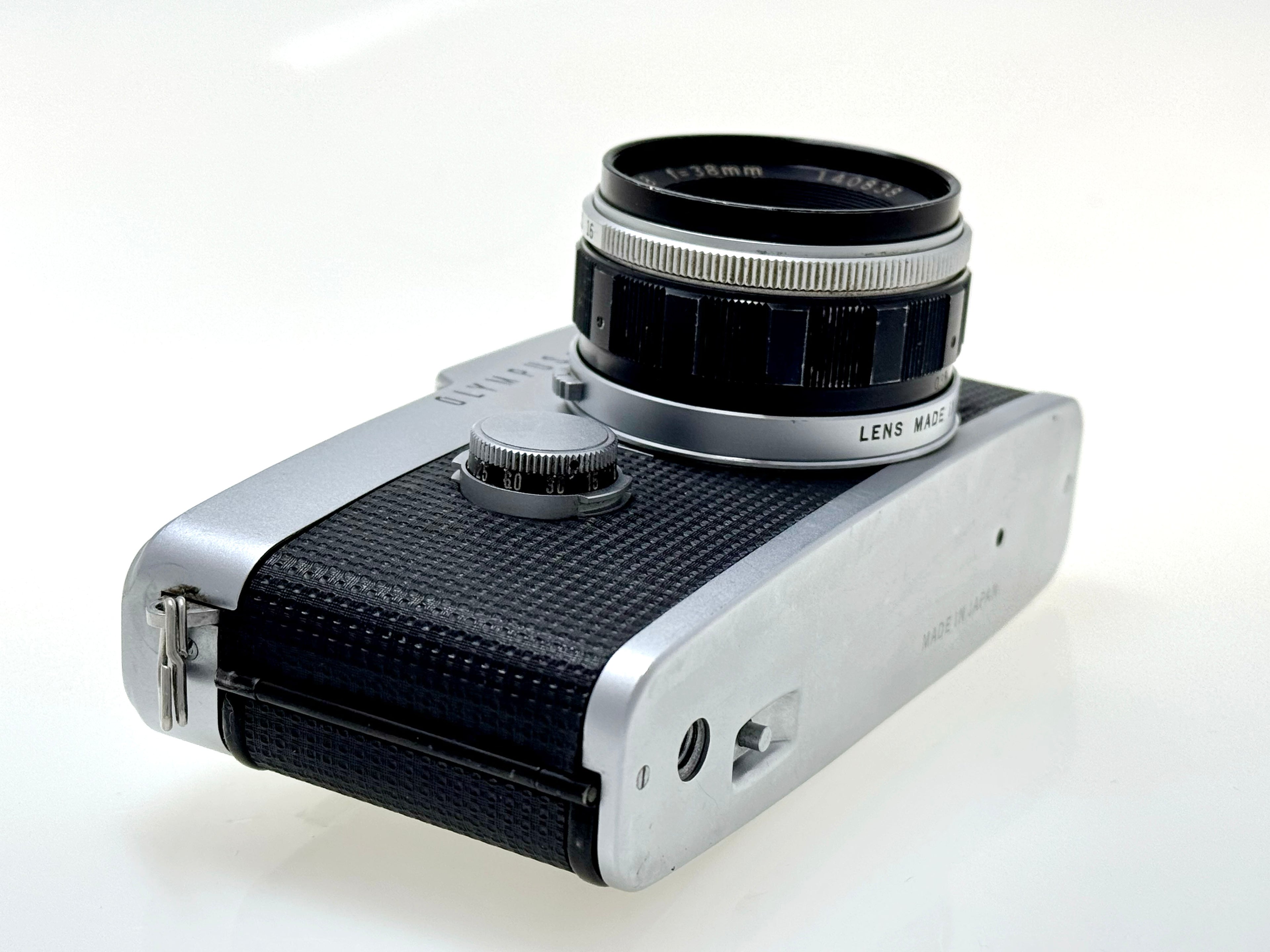 Vintage Olympus Pen F - Half-Frame Film Camera with Zuiko 38mm F1.8 Lens (Gd)
