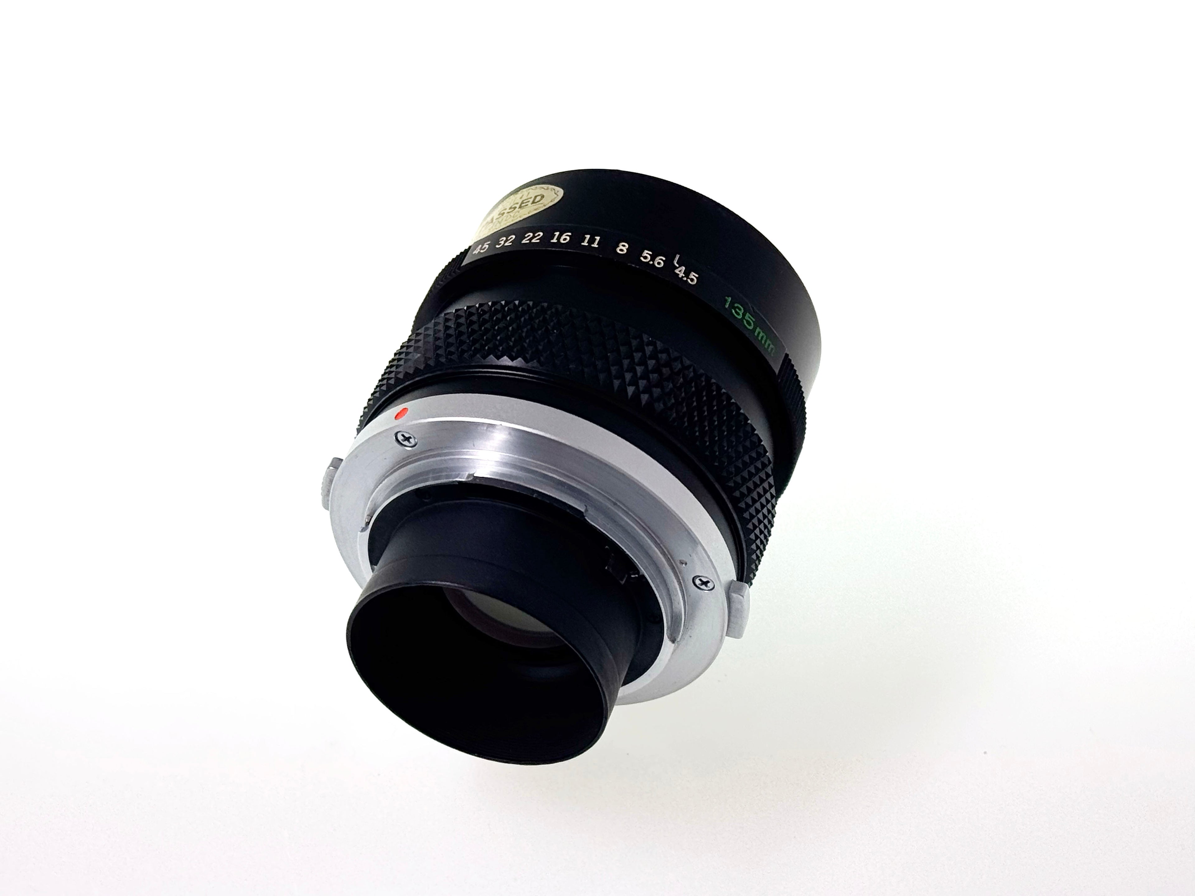 Vintage Olympus Zuiko 135mm F4.5 Macro Lens (Vg)