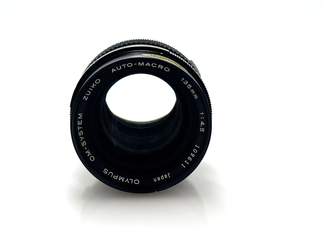Vintage Olympus Zuiko 135mm F4.5 Macro Lens (Vg)