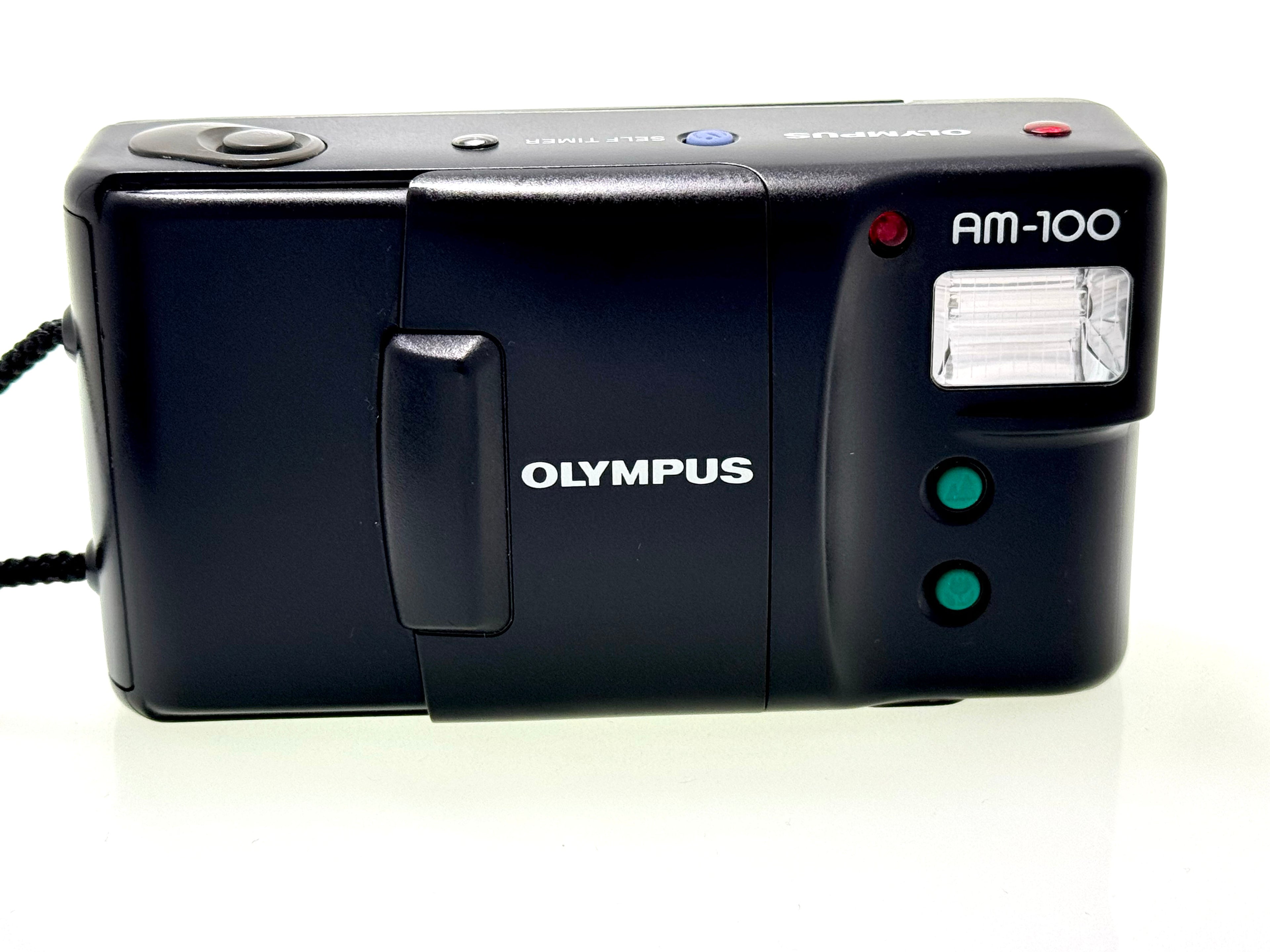 Vintage Olympus AM100 Compact Point and Shoot Film Camera (Exc)