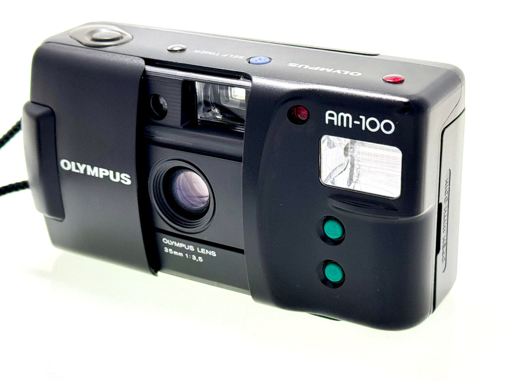Vintage Olympus AM100 Compact Point and Shoot Film Camera (Exc)