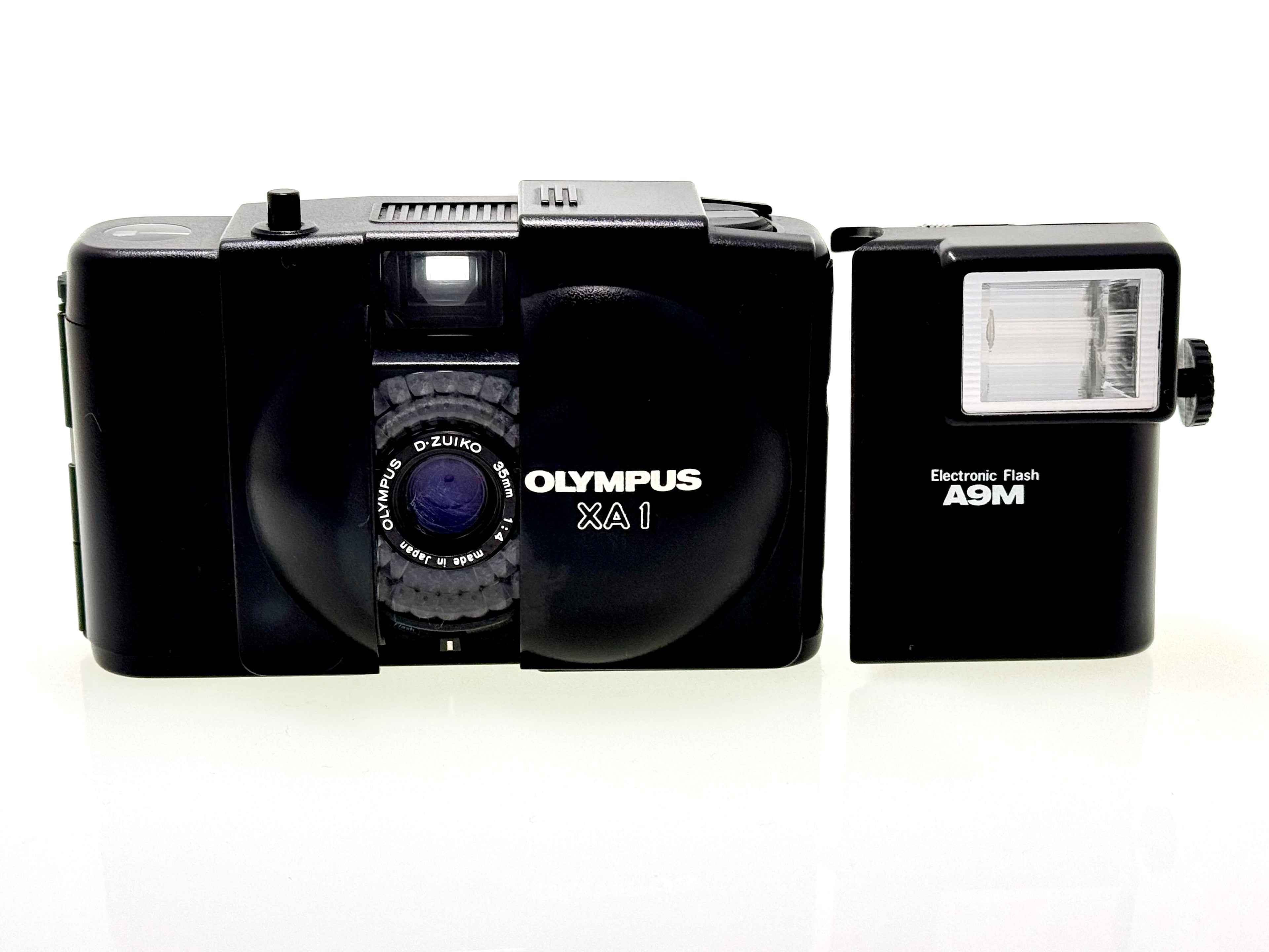 Vintage Olympus XA1 Point and Shoot Camera with A9M Flash (Exc)