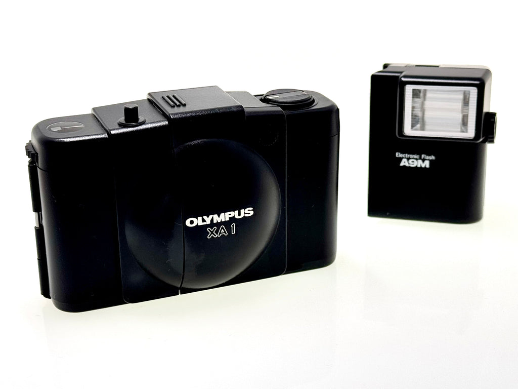 Vintage Olympus XA1 Point and Shoot Camera with A9M Flash (Exc)