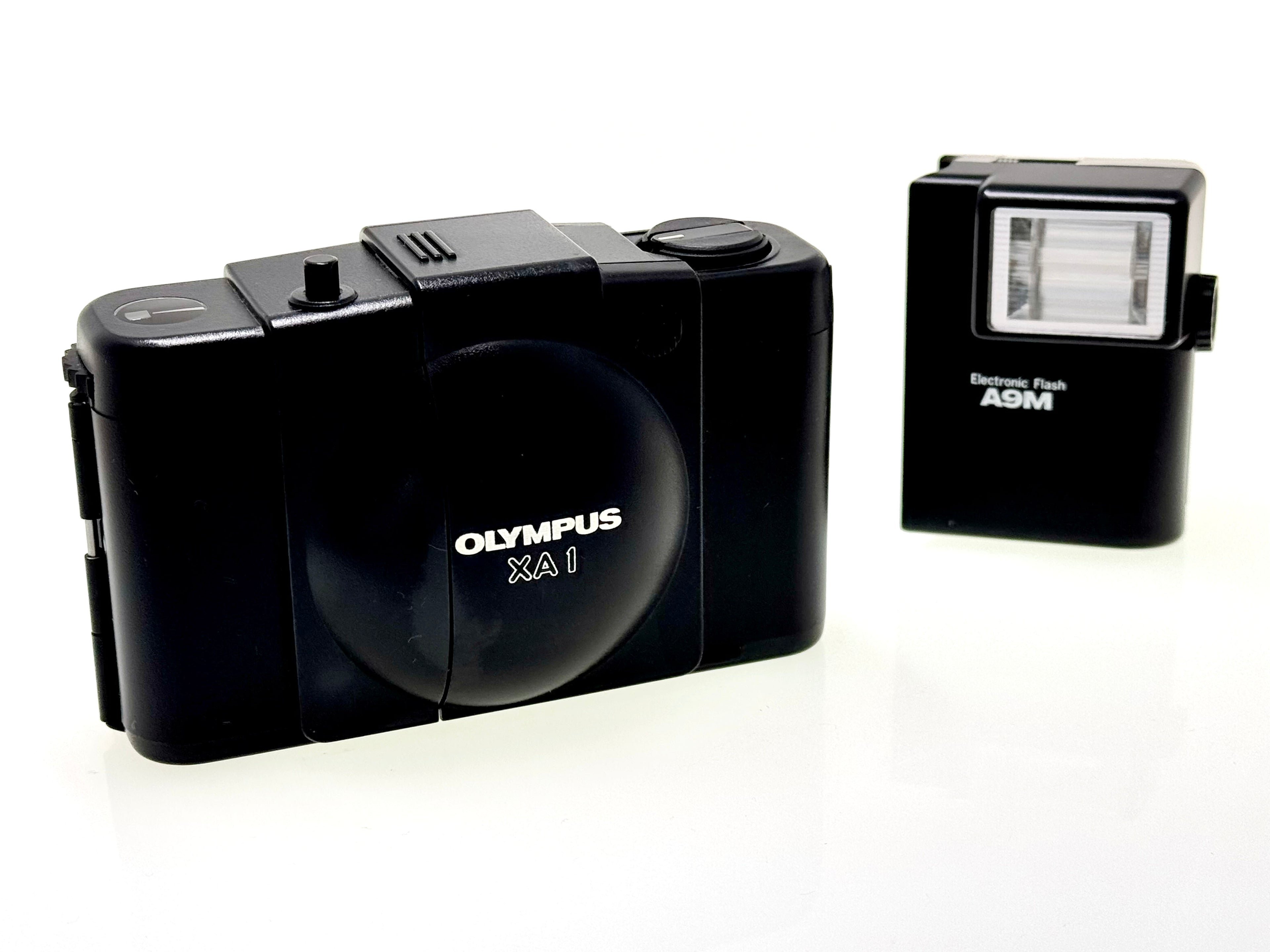 Vintage Olympus XA1 Point and Shoot Camera with A9M Flash (Exc)