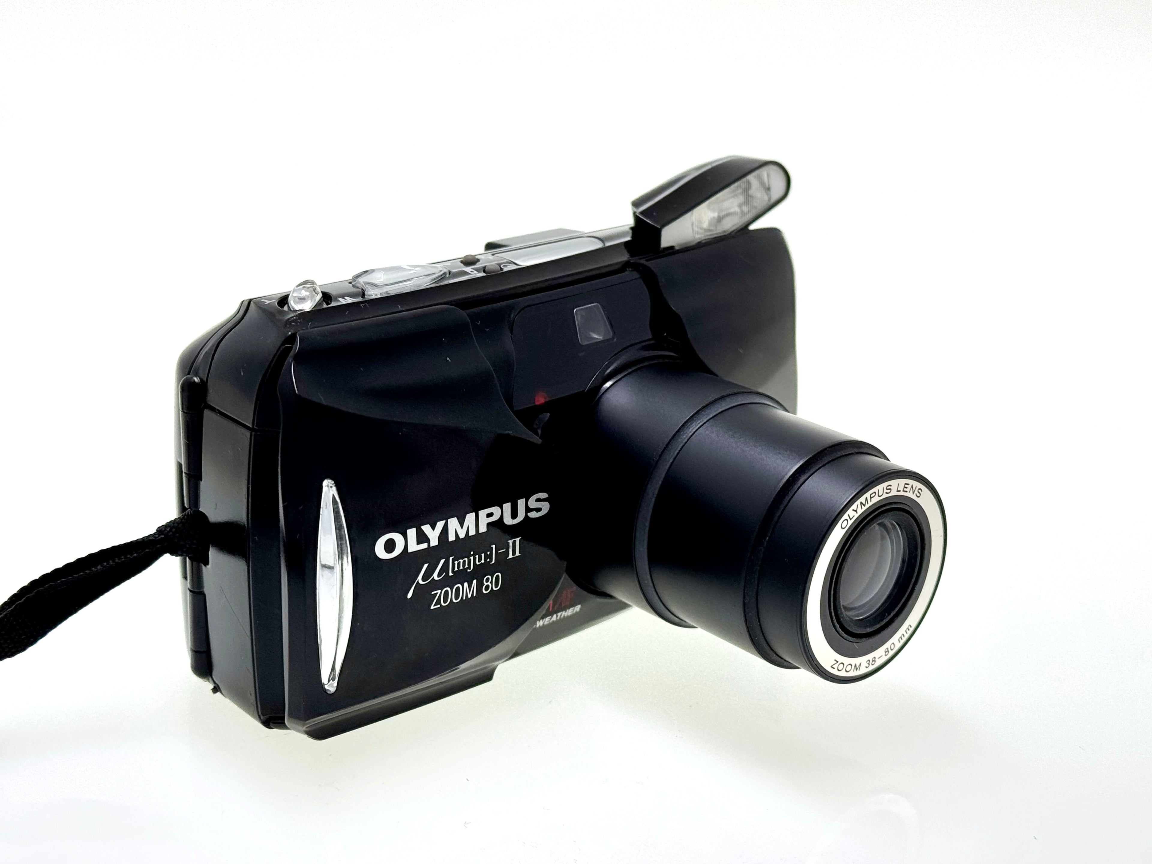 Vintage Olympus mju - II (Stylus) Zoom 80 Compact Film Camera (Gd)