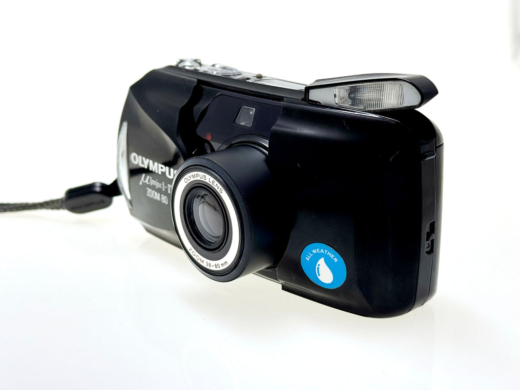 Vintage Olympus mju - II (Stylus) Zoom 80 Compact Film Camera (Gd)