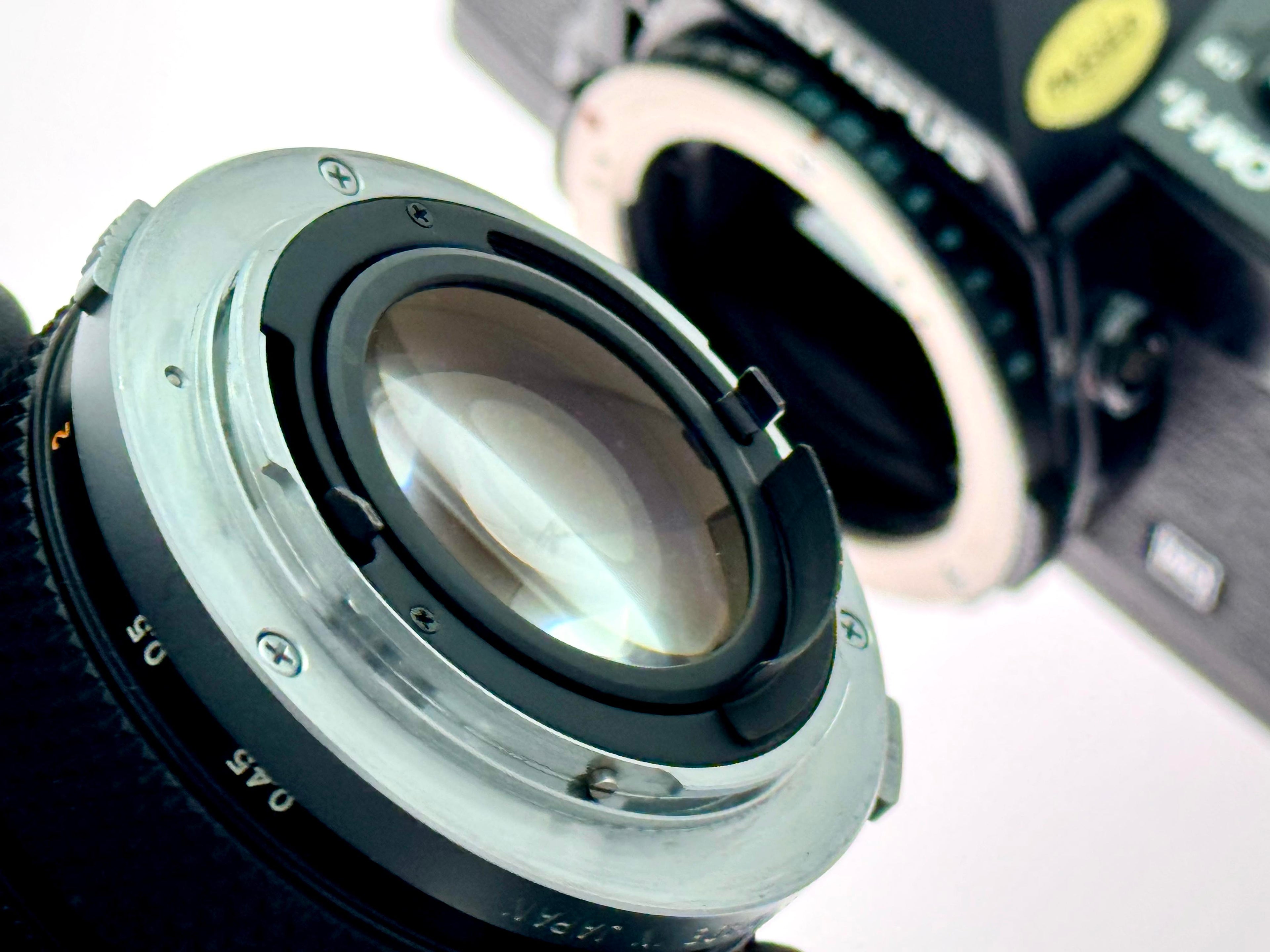 Vintage Olympus OM-1n Black with 50mm G.Zuiko F1.4 (Exc)