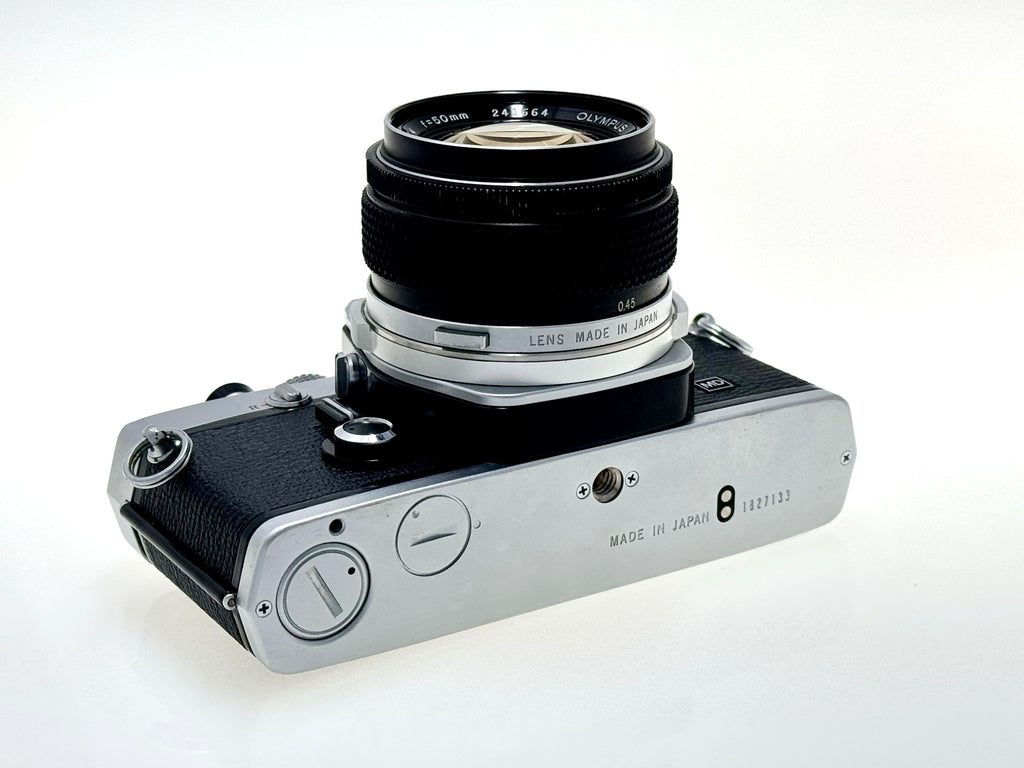 Vintage Olympus OM-1n with 50mm F1.4 Silver nose Lens (Vg)