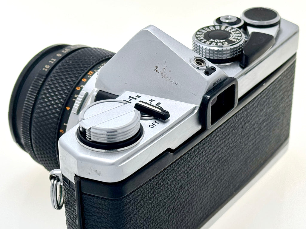 Vintage Olympus OM-1n with 50mm F1.4 Silver nose Lens (Vg)