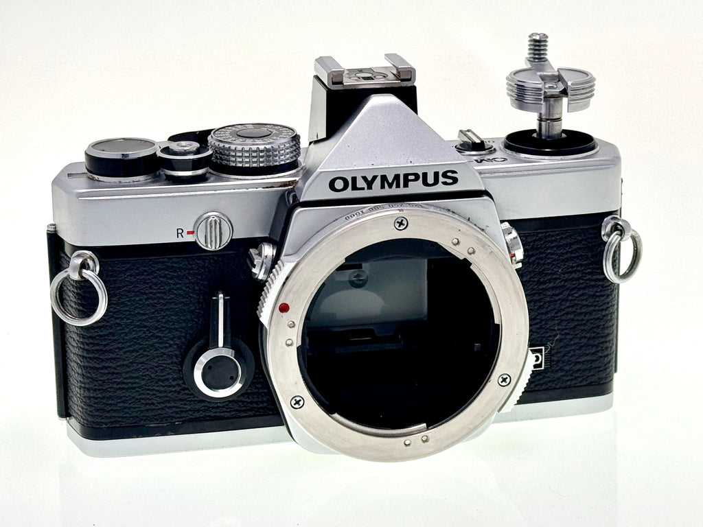 Vintage Olympus OM-1n with 50mm F1.4 Silver nose Lens (Vg)