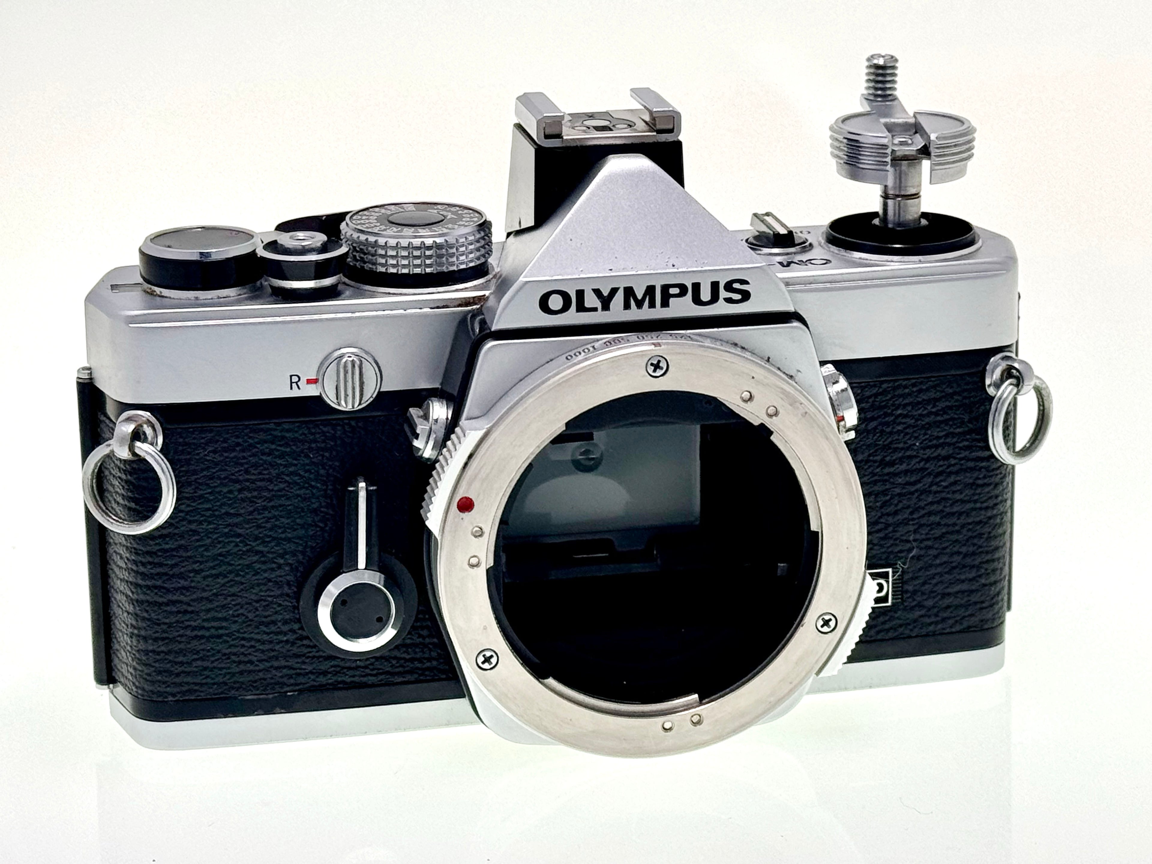 Vintage Olympus OM-1n with 50mm F1.4 Silver nose Lens (Vg)