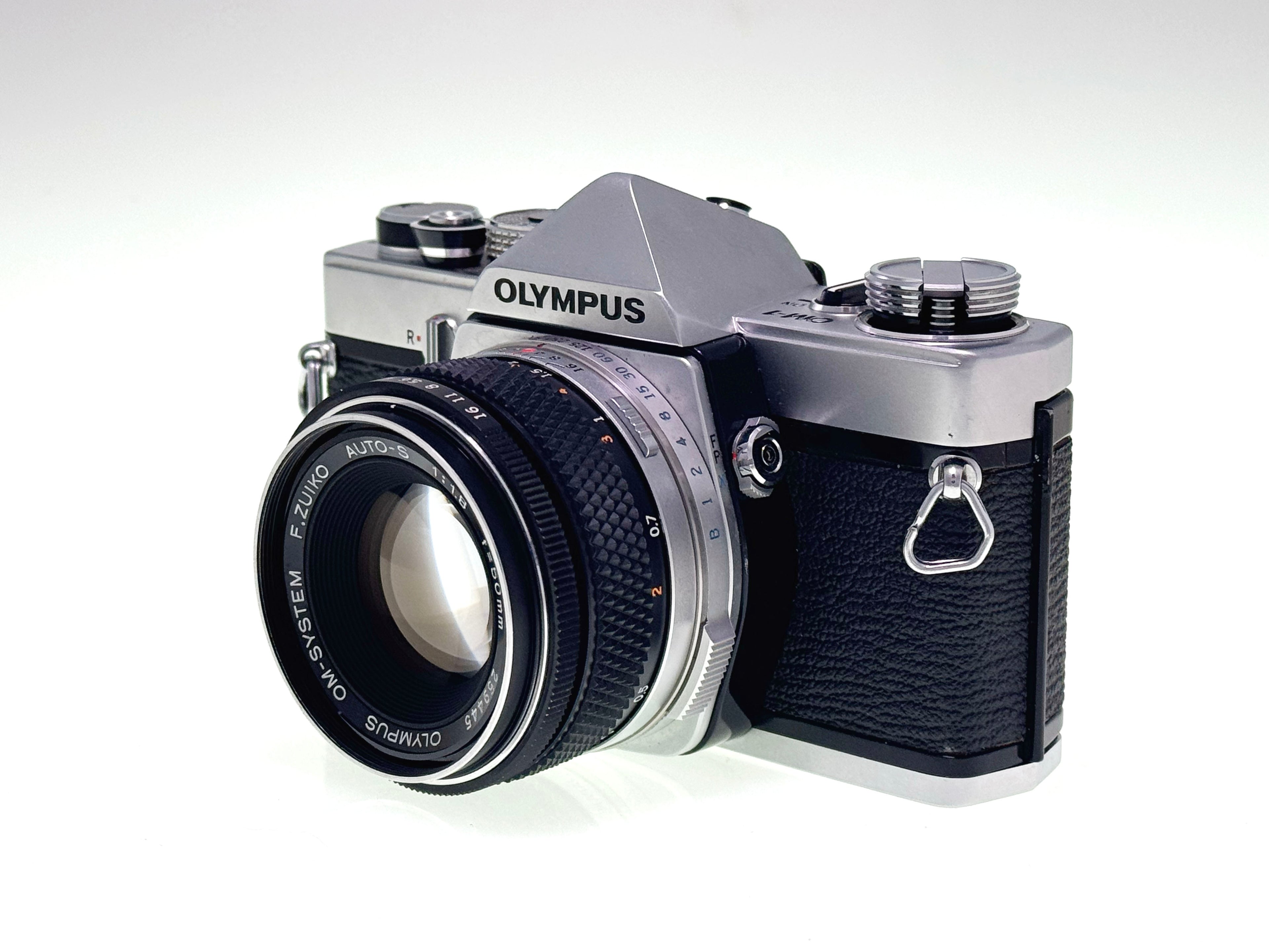 Vintage Olympus OM-1 with 50mm F1.8 Silver nose Lens (Exc)