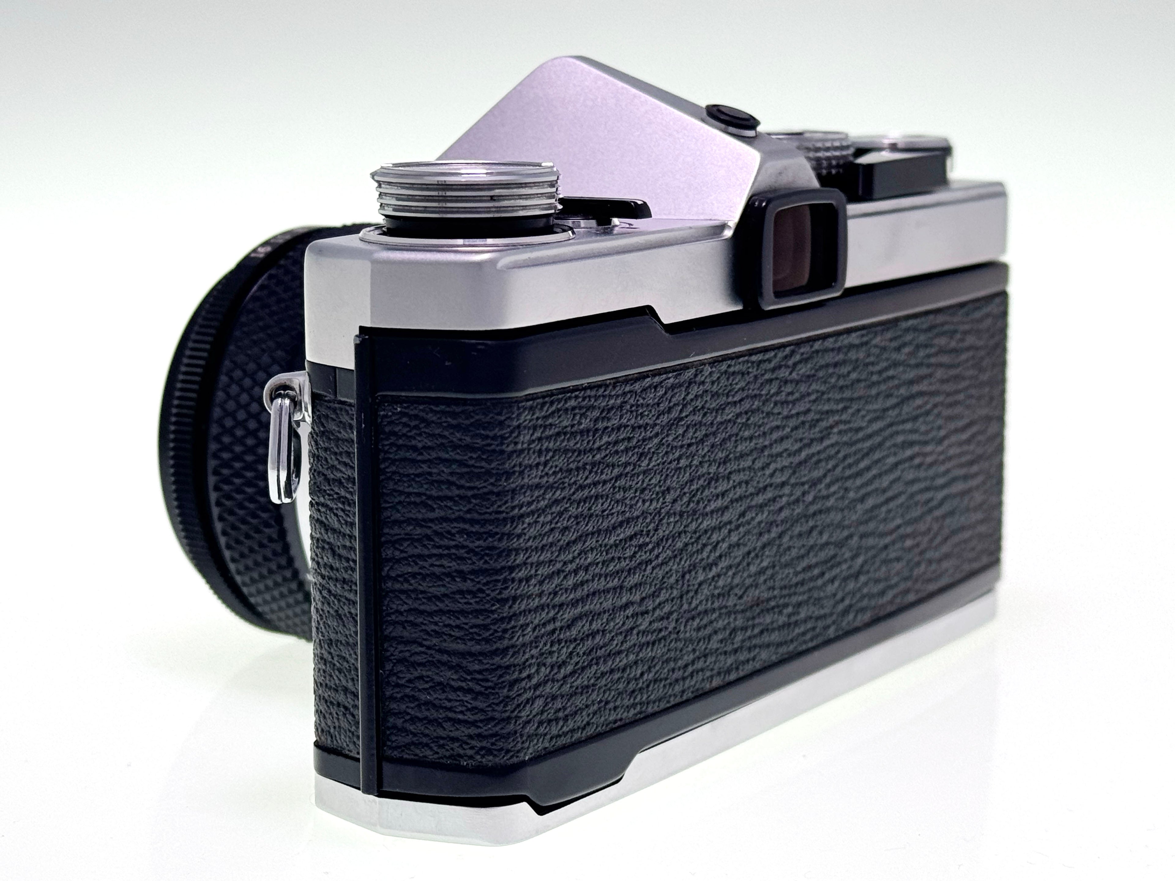 Vintage Olympus OM-1 with 50mm F1.8 Silver nose Lens (Exc)