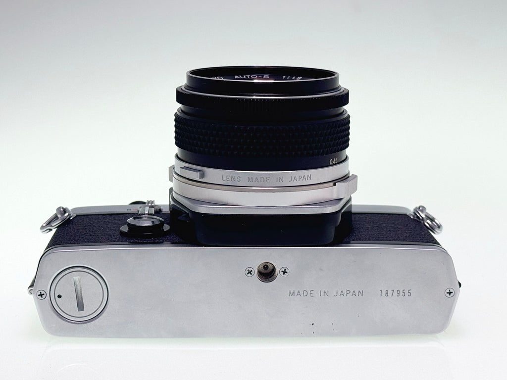 Vintage Olympus OM-1 with 50mm F1.8 Silver nose Lens (Exc)