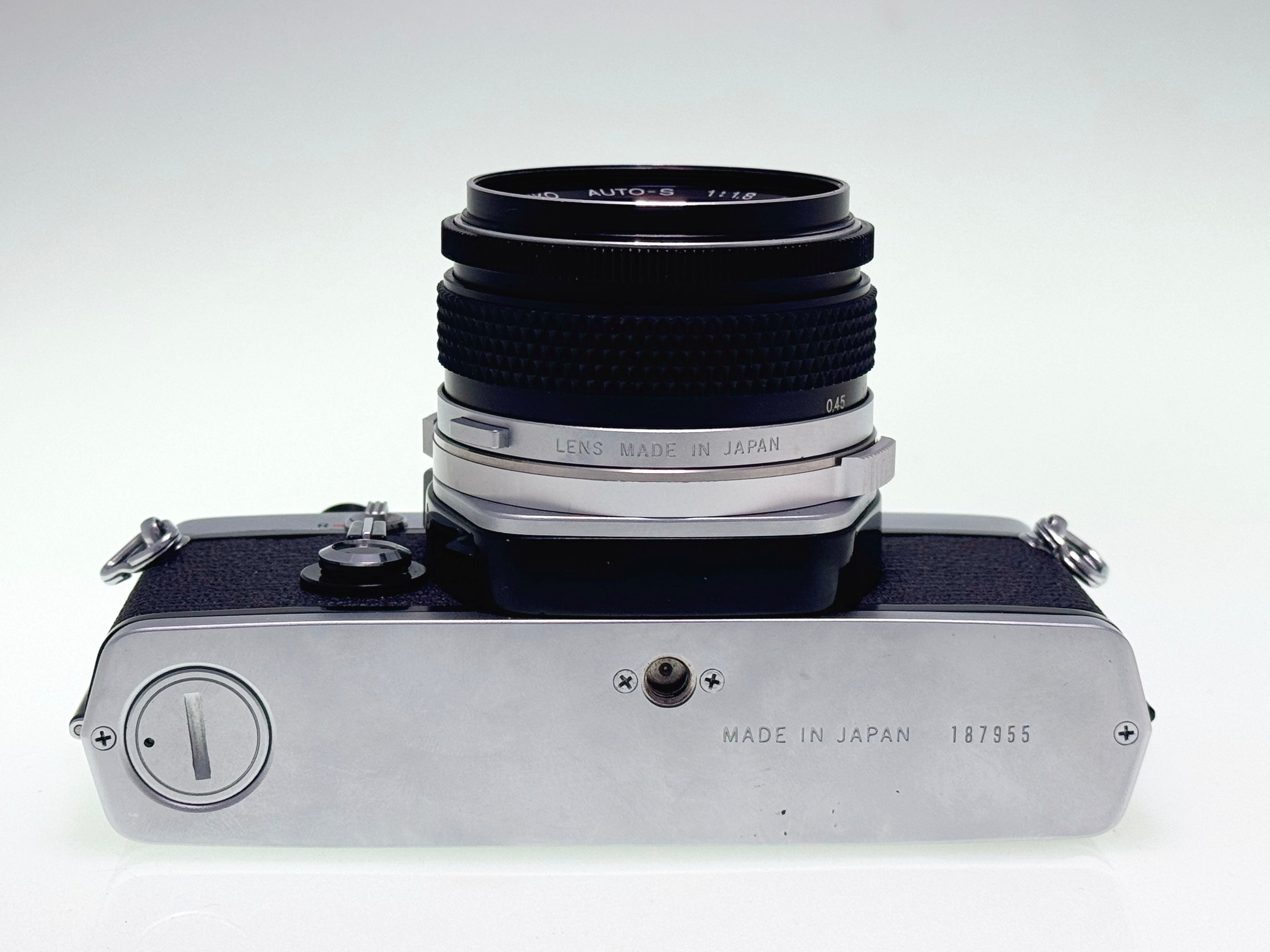 Vintage Olympus OM-1 with 50mm F1.8 Silver nose Lens (Exc)