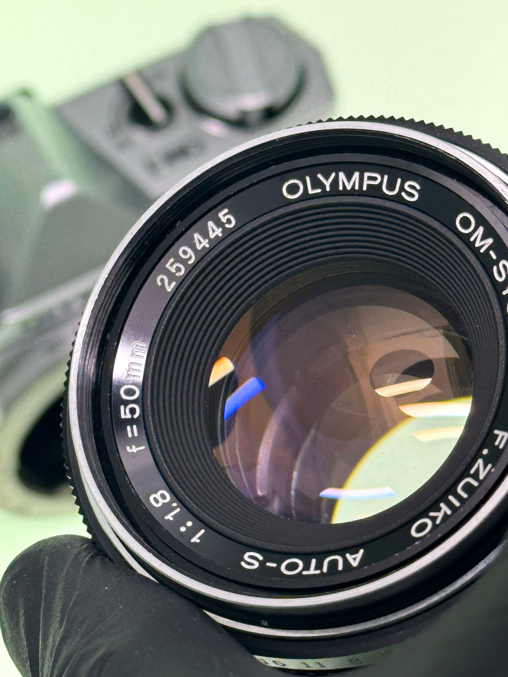 Vintage Olympus OM-1 with 50mm F1.8 Silver nose Lens (Exc)