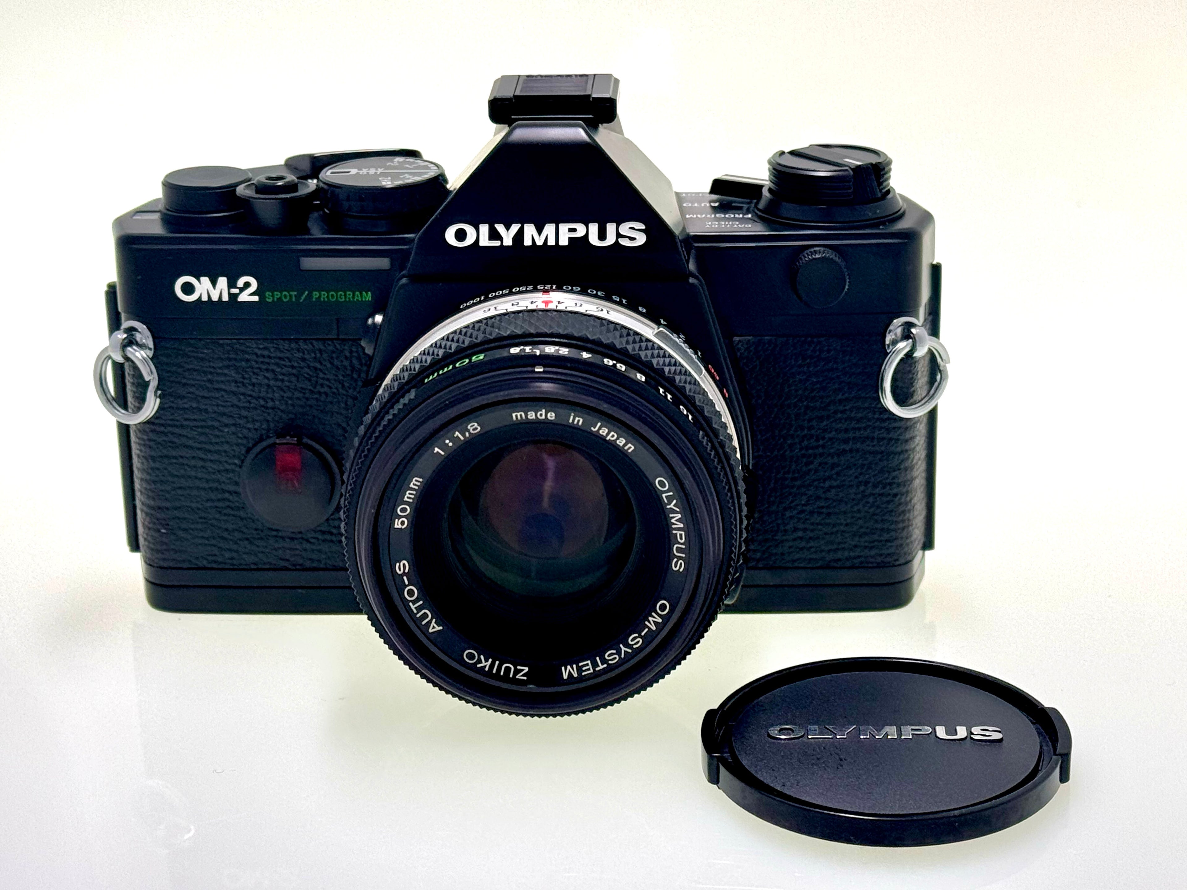 Vintage Olympus OM-2 Spot/Program with 50mm F1.8 in near mint (Exc)