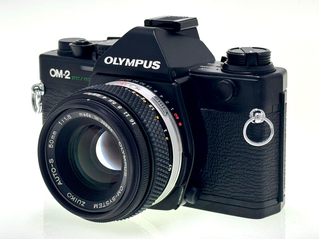 Vintage Olympus OM-2 Spot/Program with 50mm F1.8 in near mint (Exc)