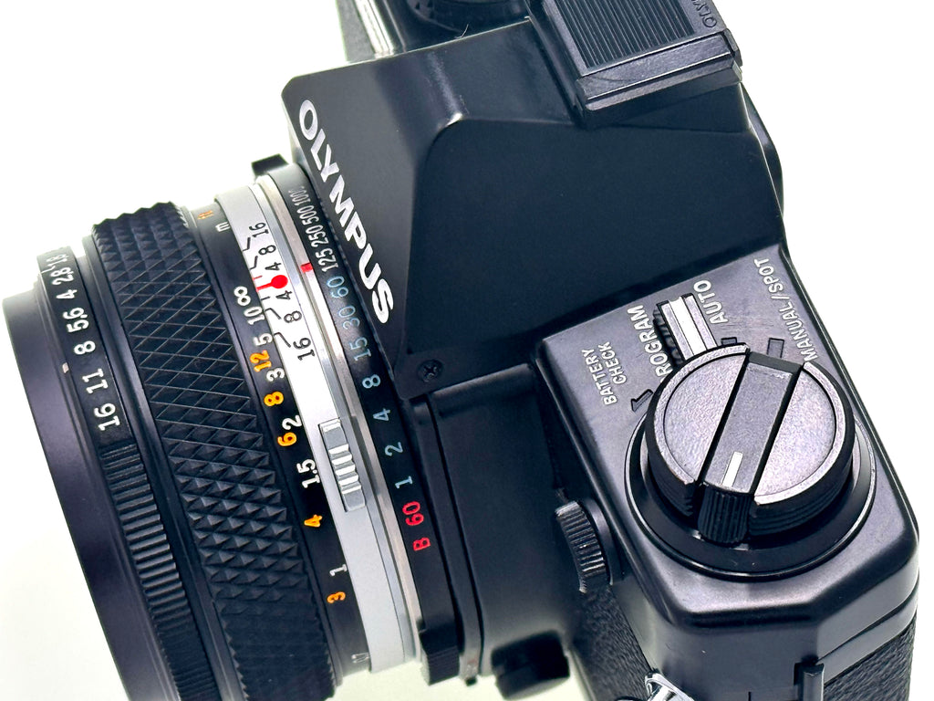 Vintage Olympus OM-2 Spot/Program with 50mm F1.8 in near mint (Exc)