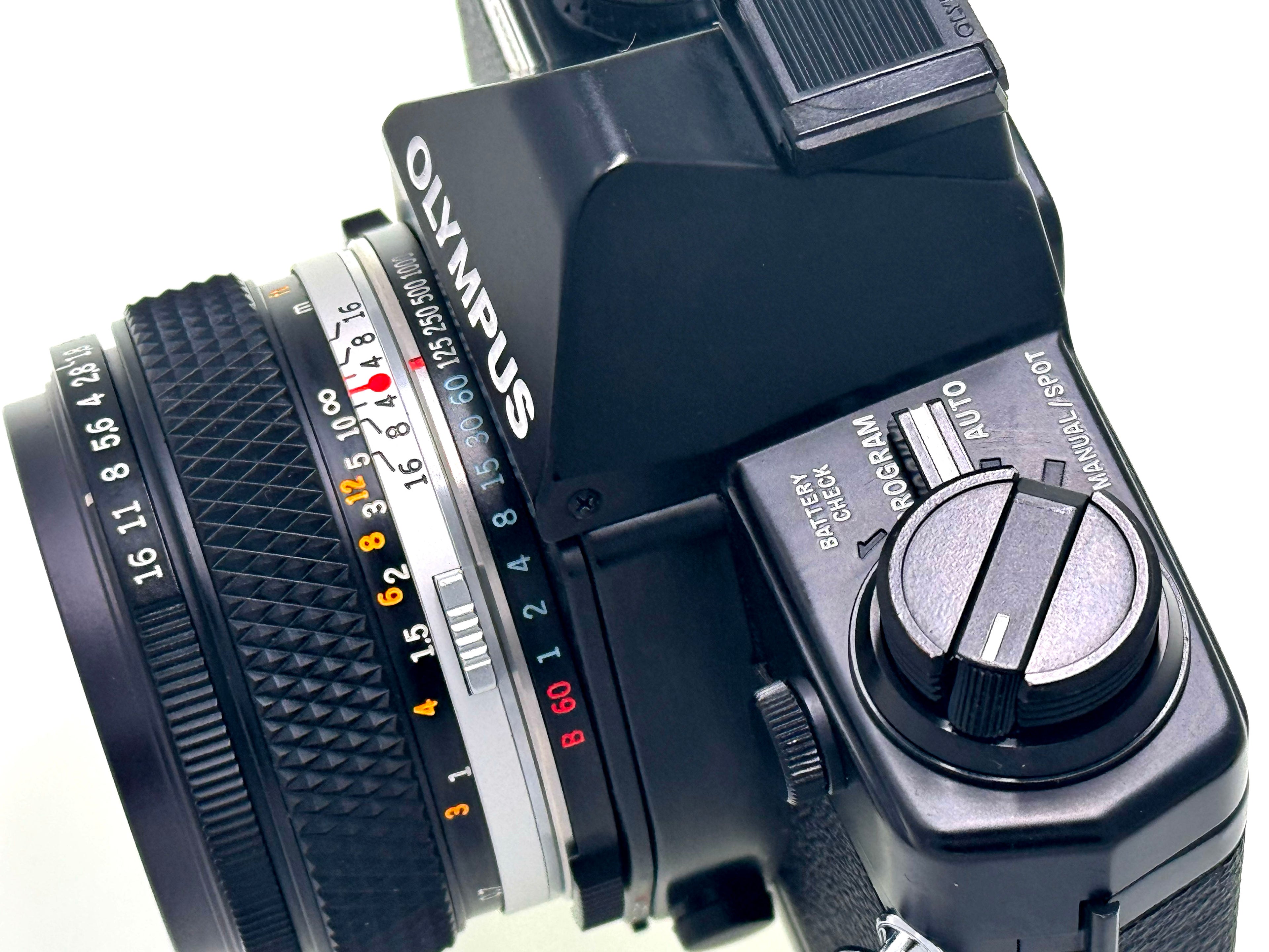 Vintage Olympus OM-2 Spot/Program with 50mm F1.8 in near mint (Exc)