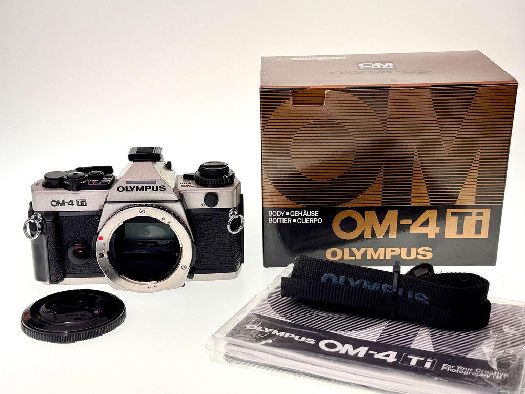 Vintage Olympus OM-4TI Champagne Body (Exc)