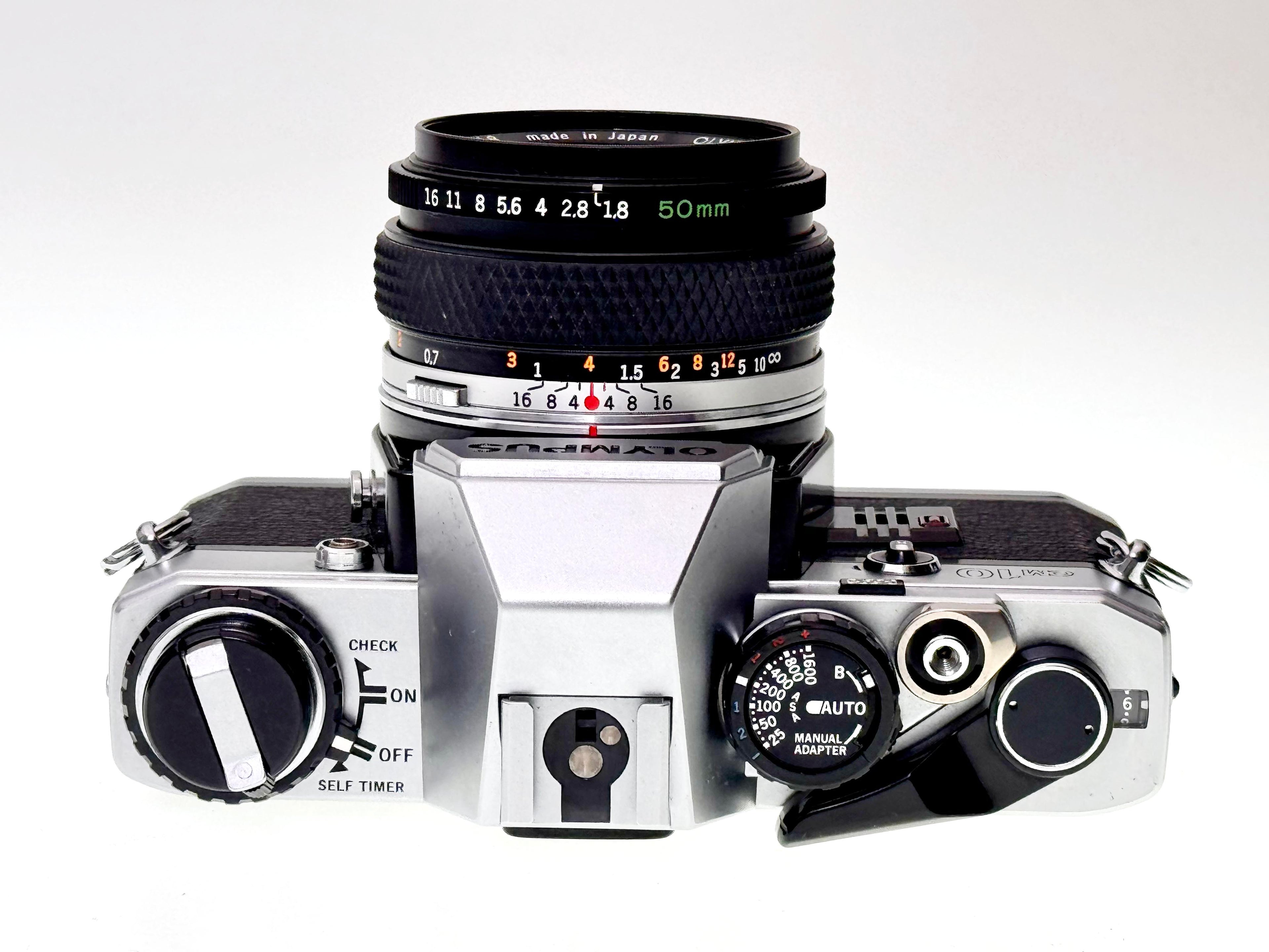 Vintage Olympus OM10 with 50mm Zuiko F1.8 Lens - CLEARANCE (Avg)
