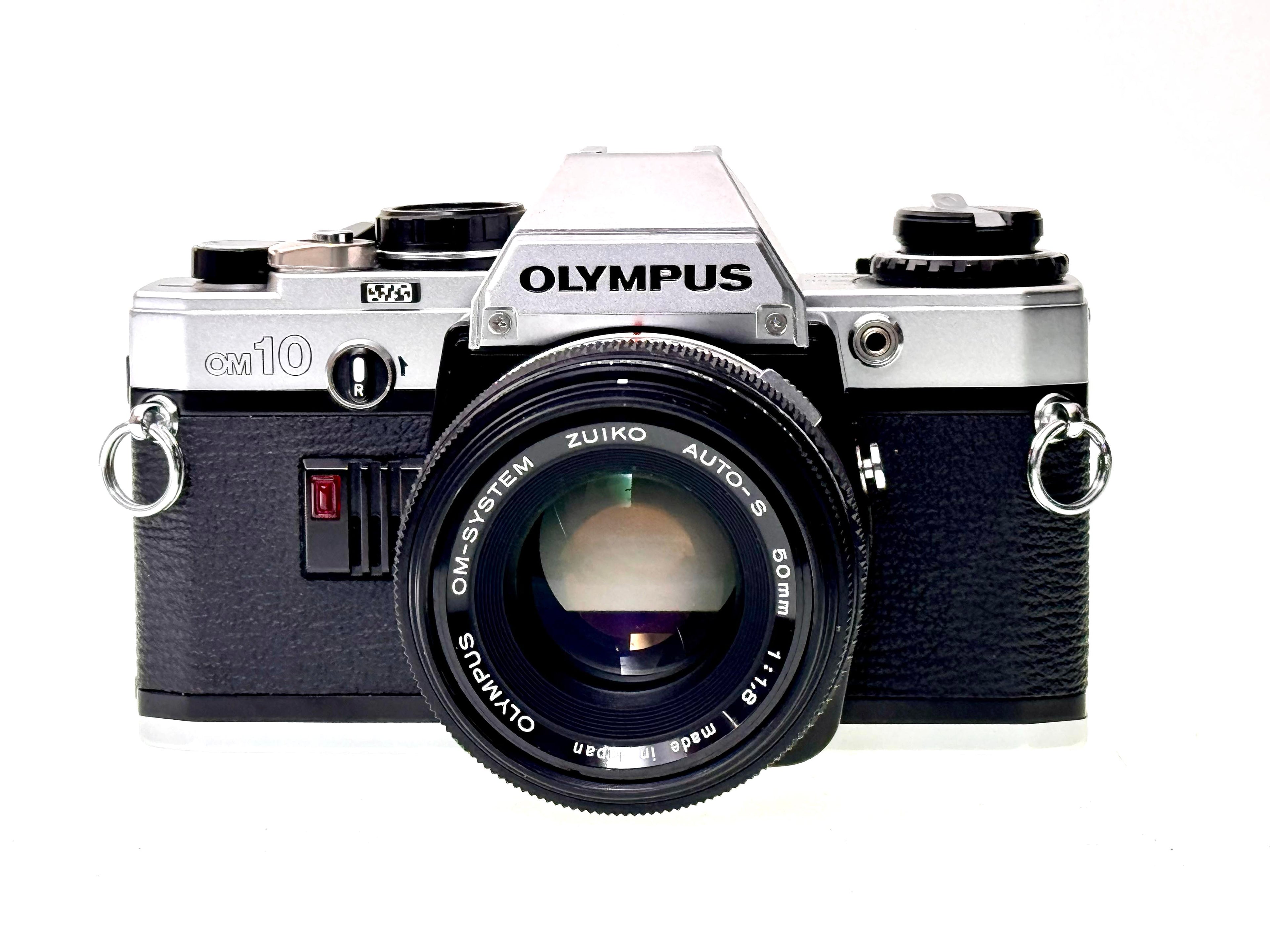 Vintage Olympus OM10 with 50mm Zuiko F1.8 Lens - CLEARANCE (Avg)