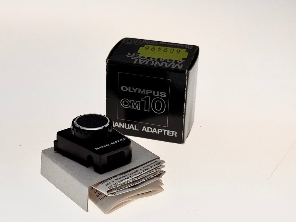 Vintage Olympus OM10 manual adapter - Boxed  (Exc)