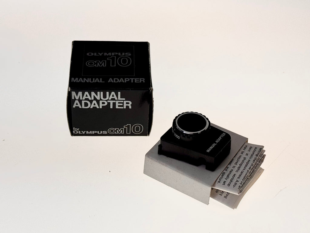 Vintage Olympus OM10 manual adapter - Boxed  (Exc)