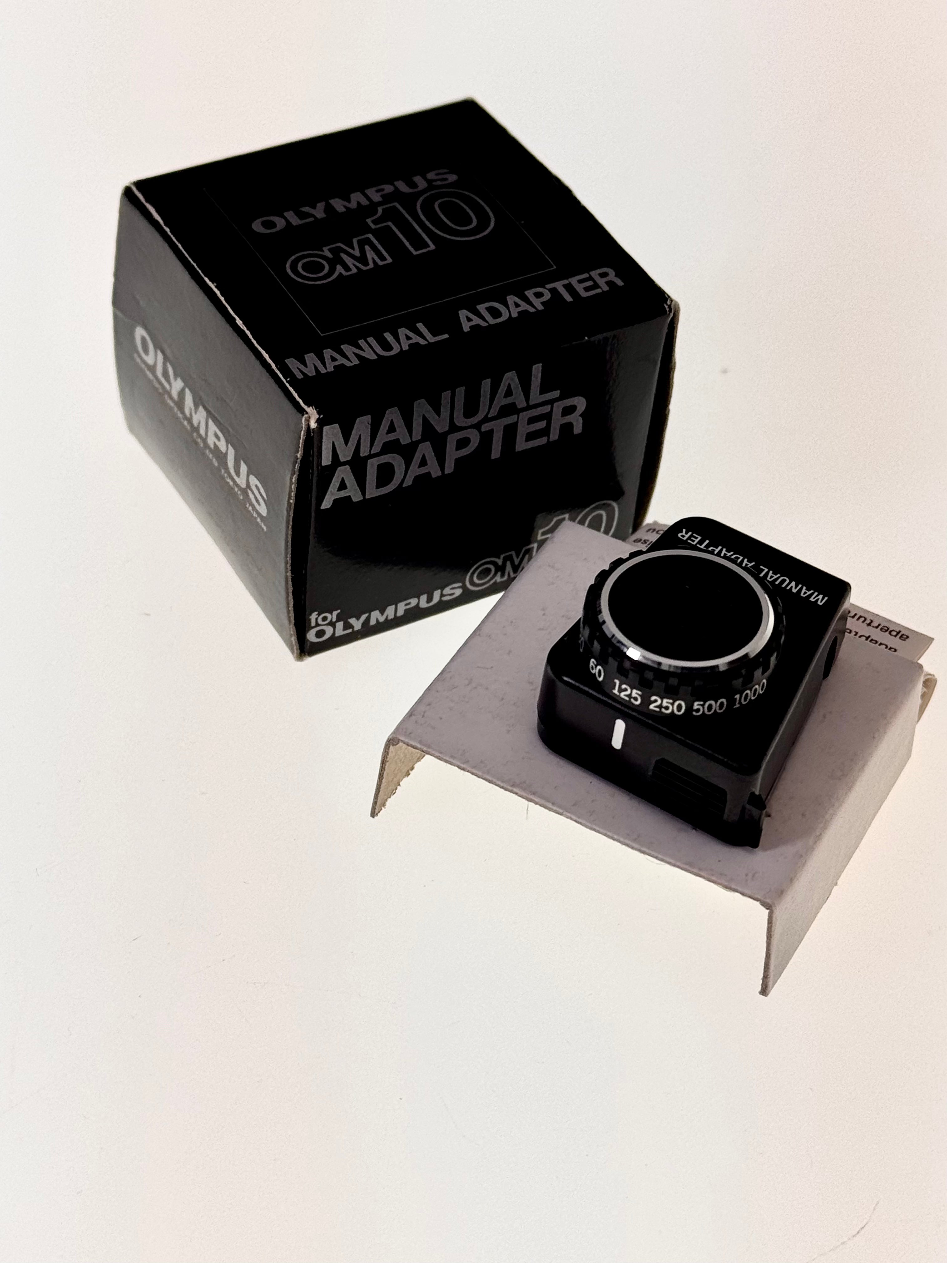 Vintage Olympus OM10 manual adapter - Boxed  (Exc)