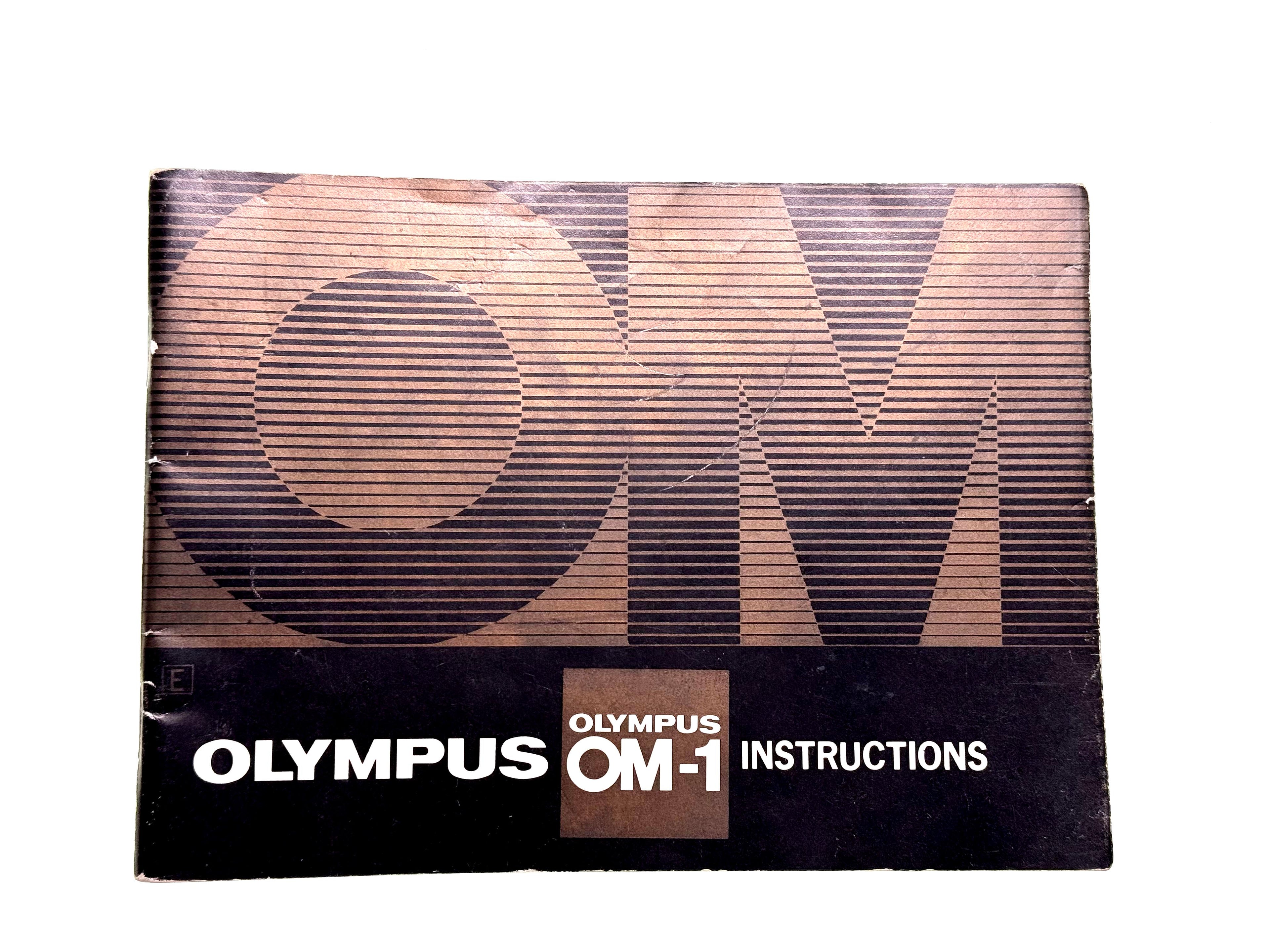 Vintage Olympus OM 1 original instruction manual