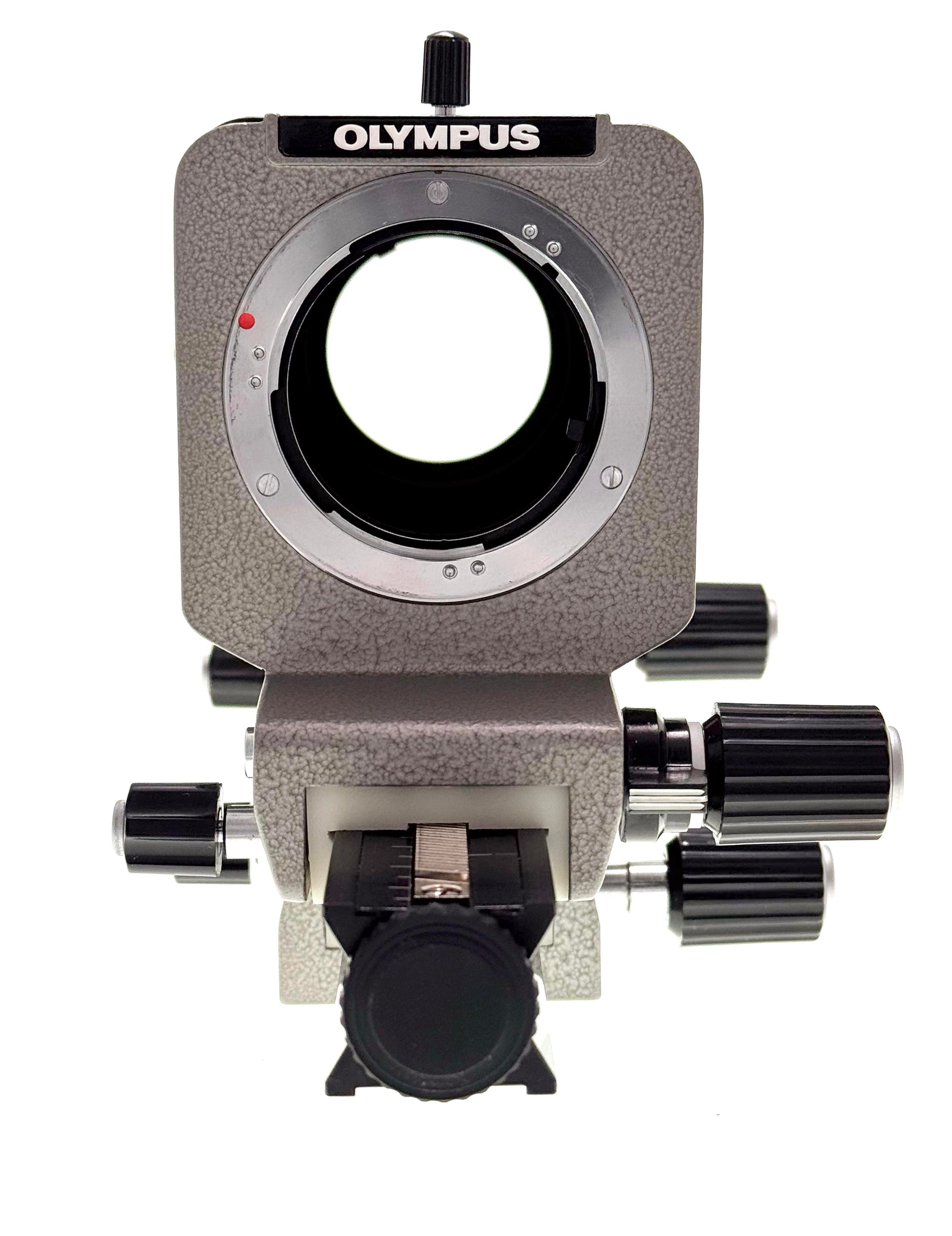 Olympus OM Bellows with Dual cable release in Excellent Condition with Box