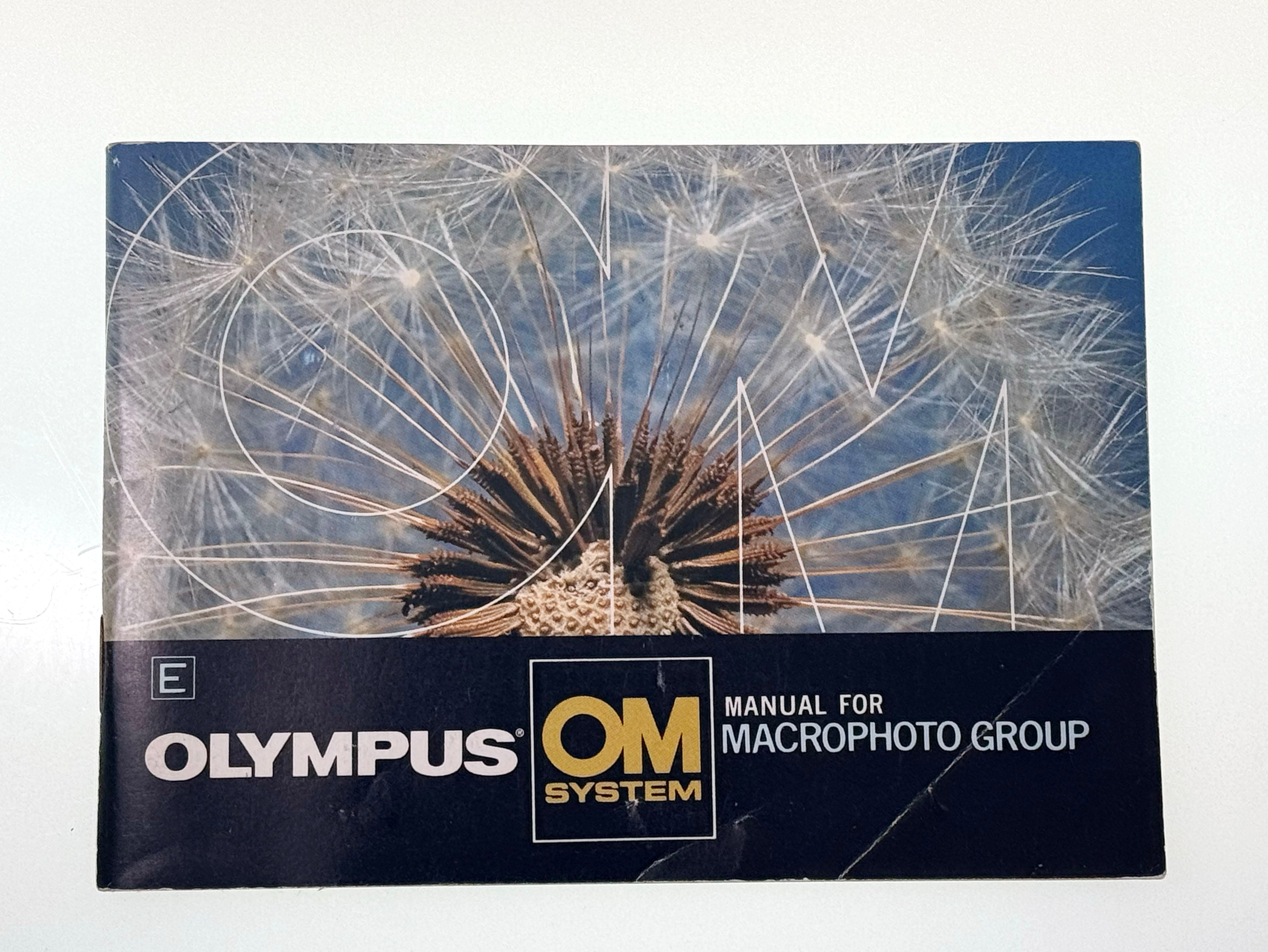 Vintage Olympus Macro Photo Group Original Manual (Gd)