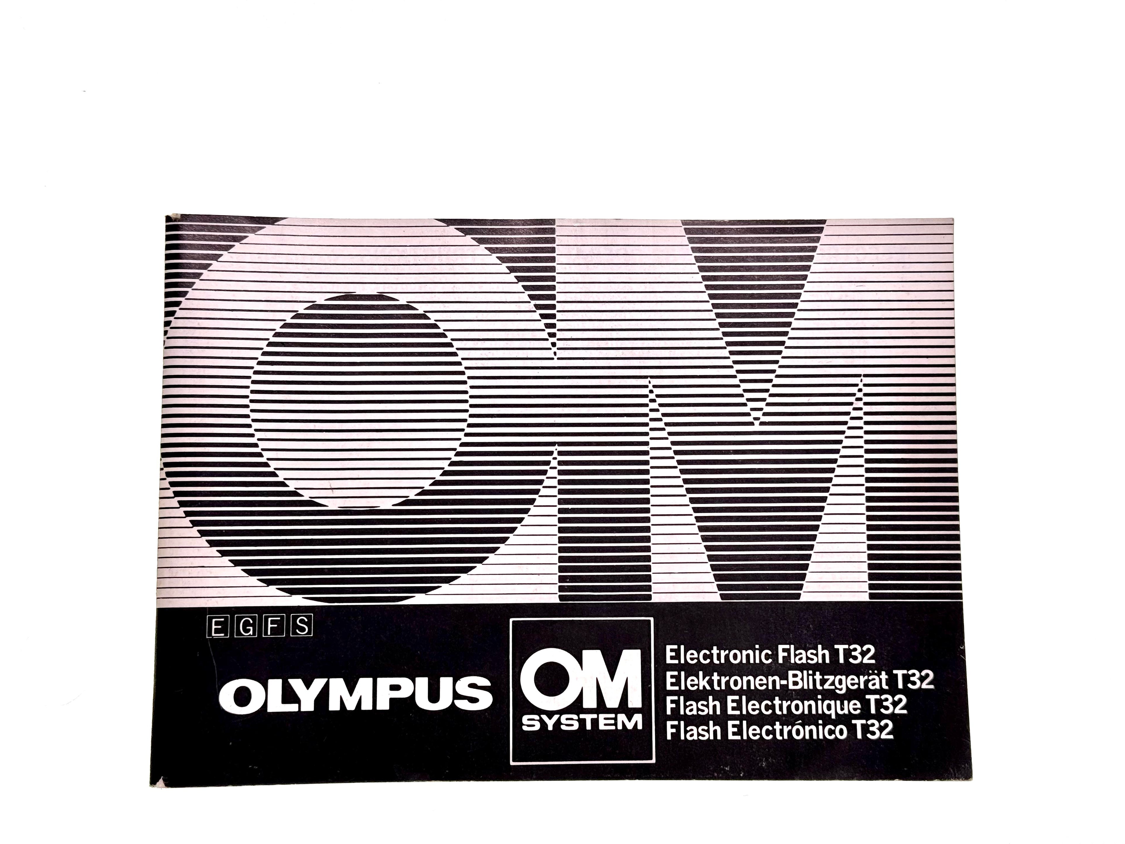 Vintage Olympus OM T32 Flash Original Manual