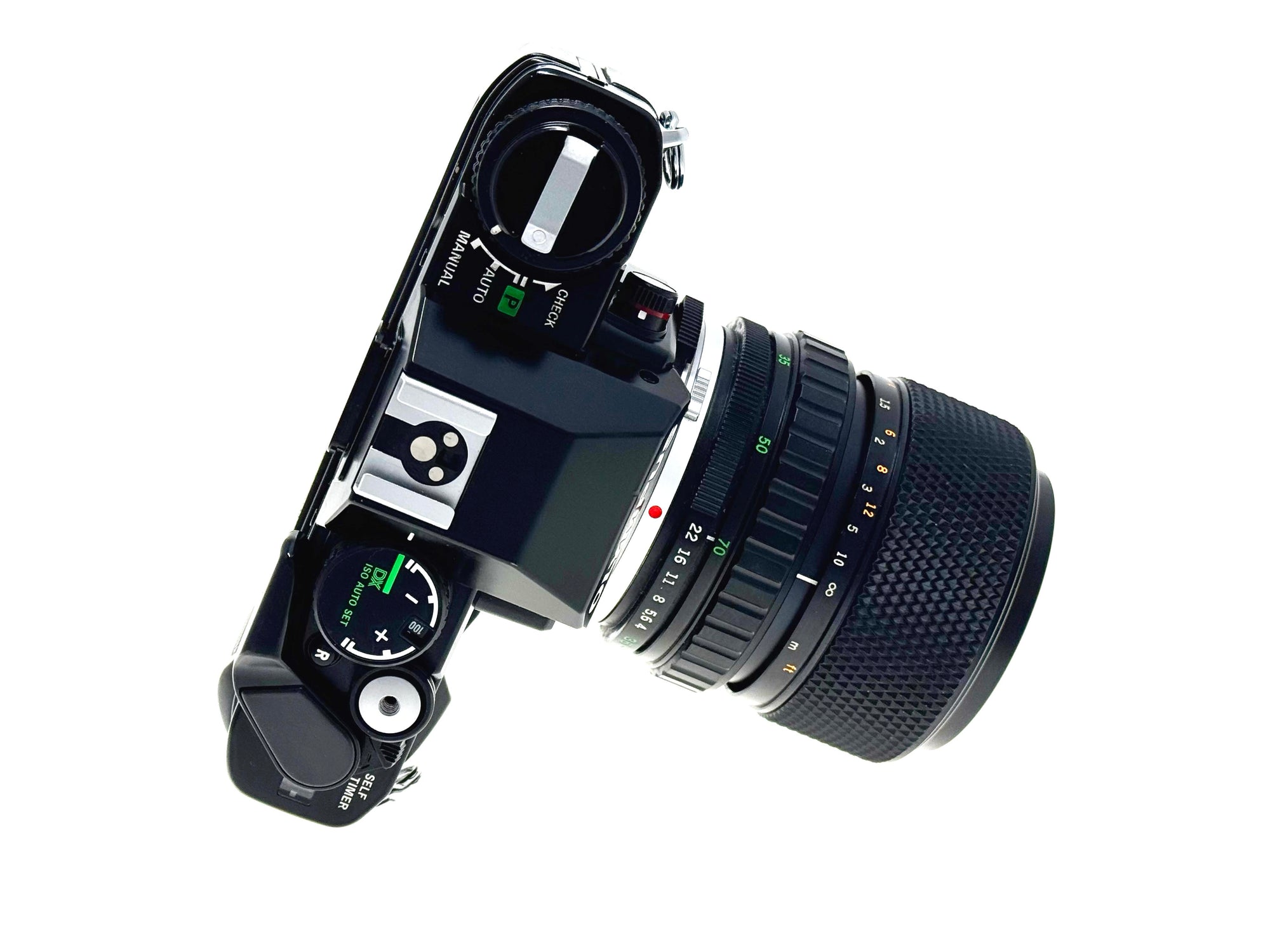 Vintage Olympus OM40 Program and Zuiko 35-70mm F4 zoom kit (Exc)