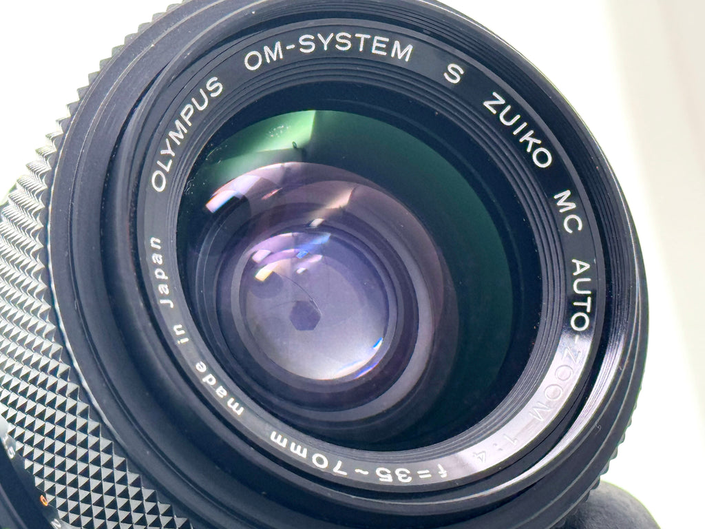 Vintage Olympus OM Zuiko MC 35mm-70mm F4 Zoom Lens (Vg)
