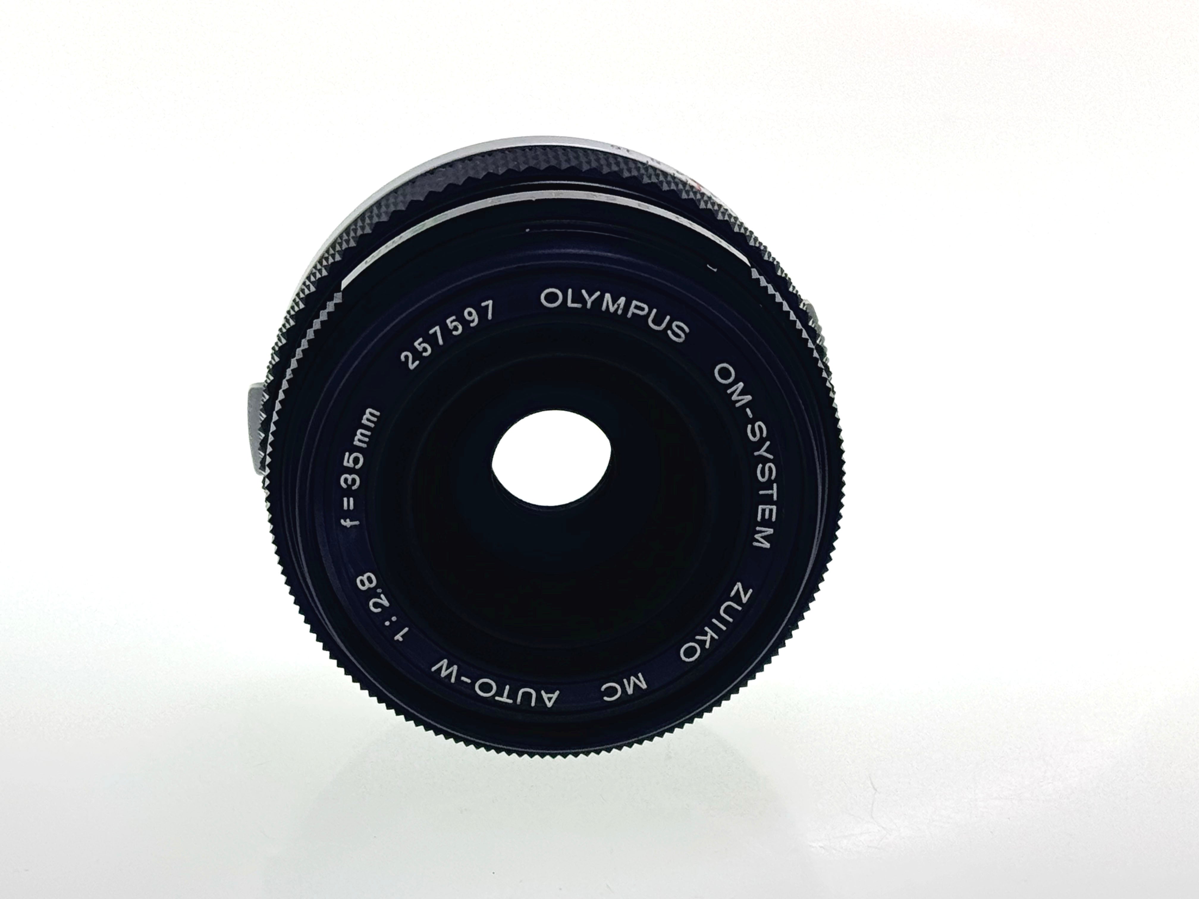 Vintage Olympus Zuiko MC Auto-W 35mm F2.8 Lens (Vg)